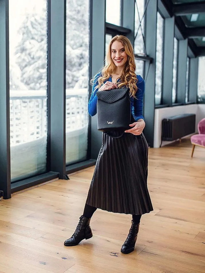 backpack Vuch Linton Diamond - Black - women´s