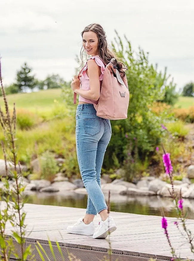 backpack Vuch Mellora - Pink/Grey - women´s