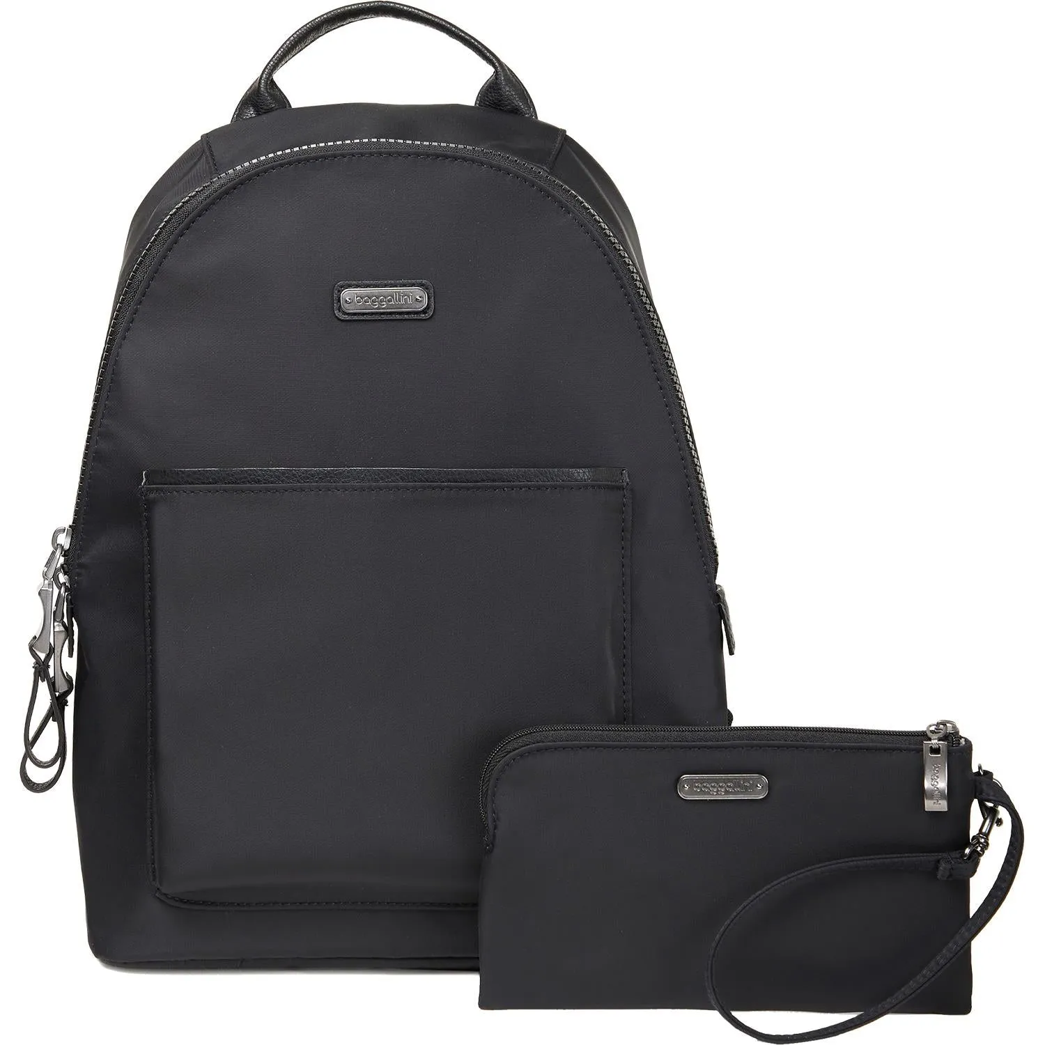Baggallini Central Park Backpack Black Nylon