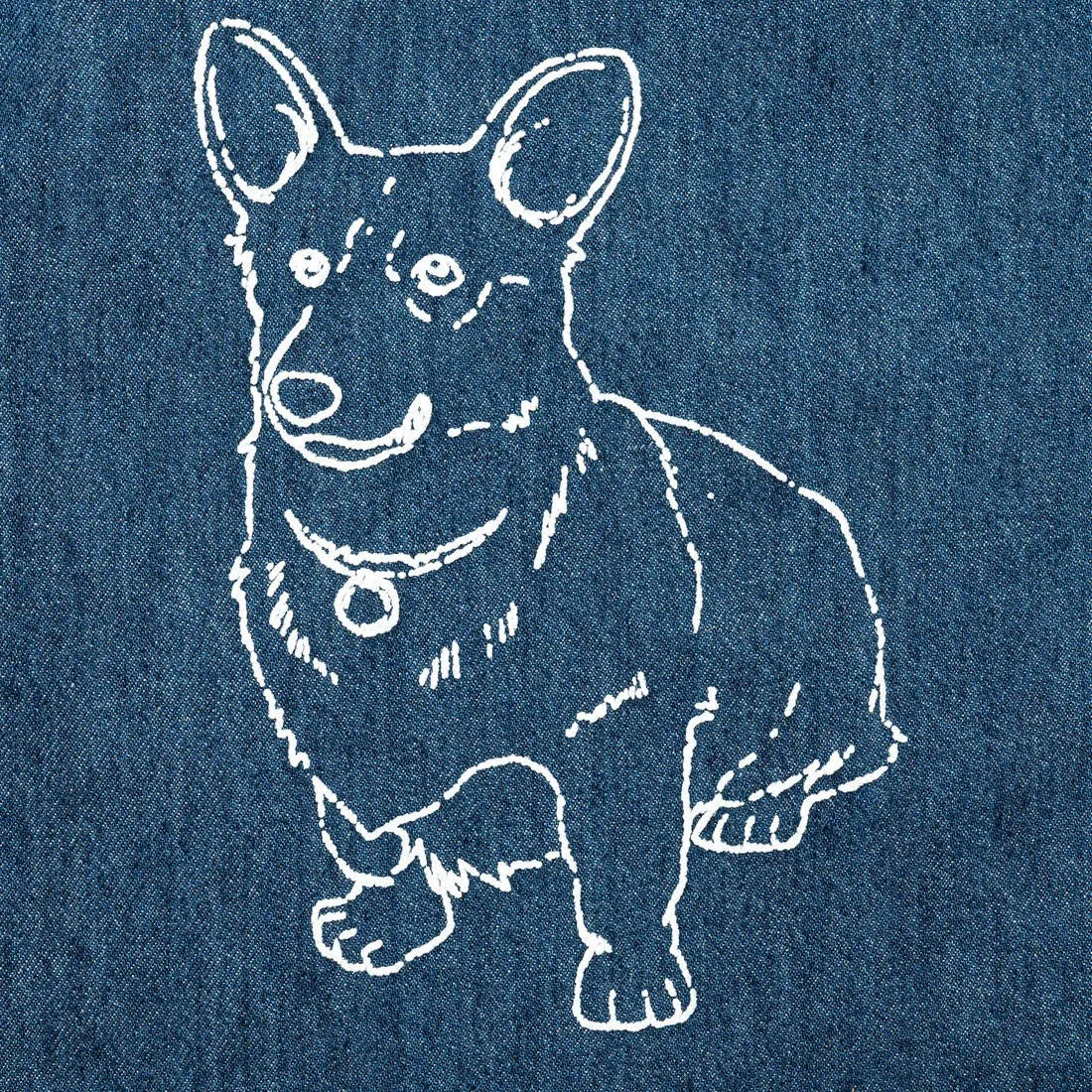 BAIT x Cowboy Bebop Tote Bag (blue / denim canvas)