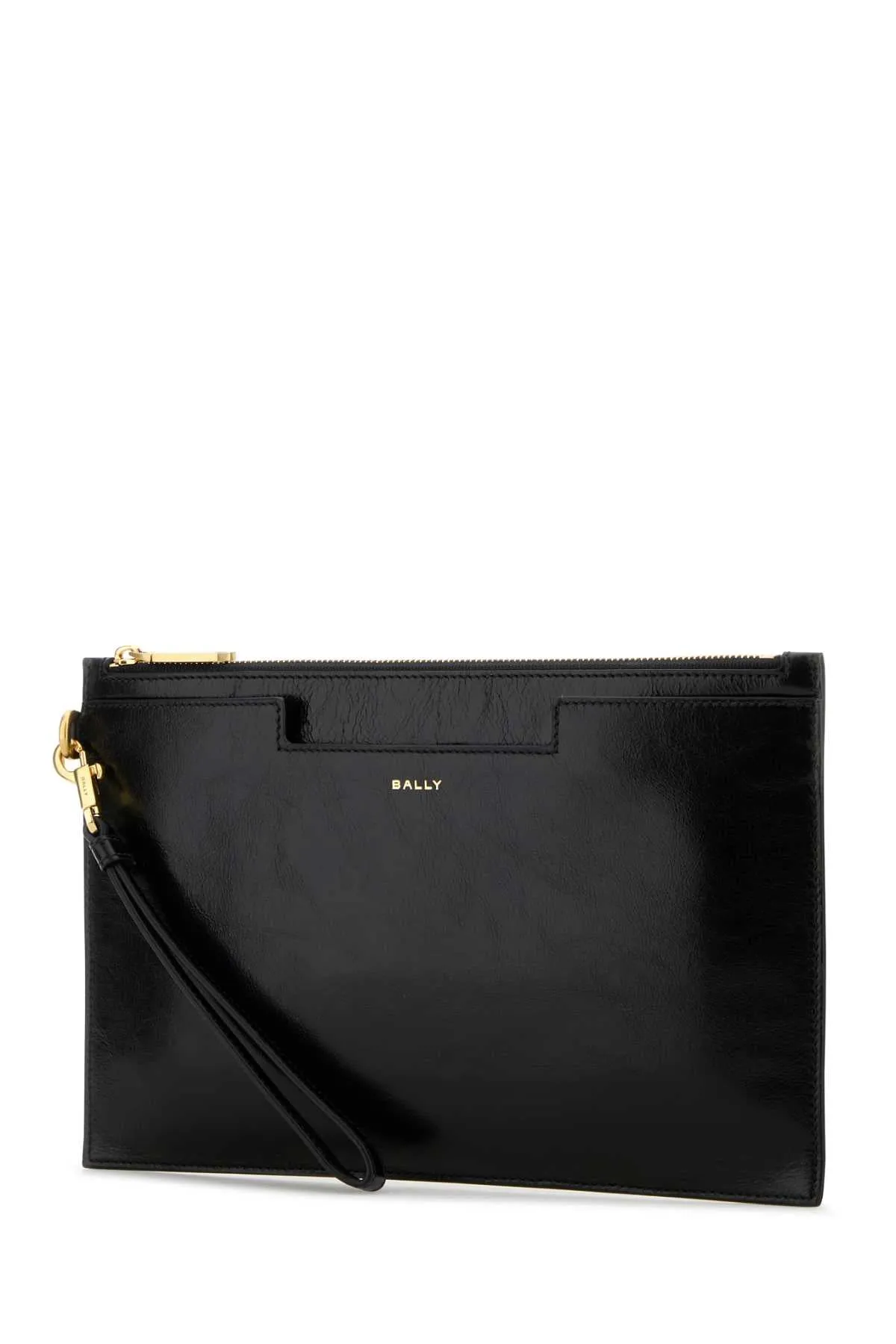 Bally Black Leather Clutch