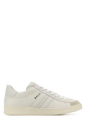 Bally White Leather Sneakers