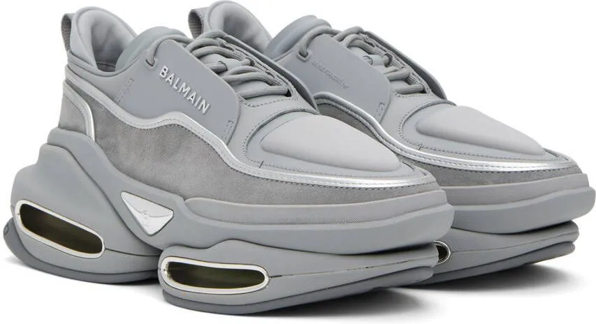 Balmain B-Bold chunky sneakers Grey