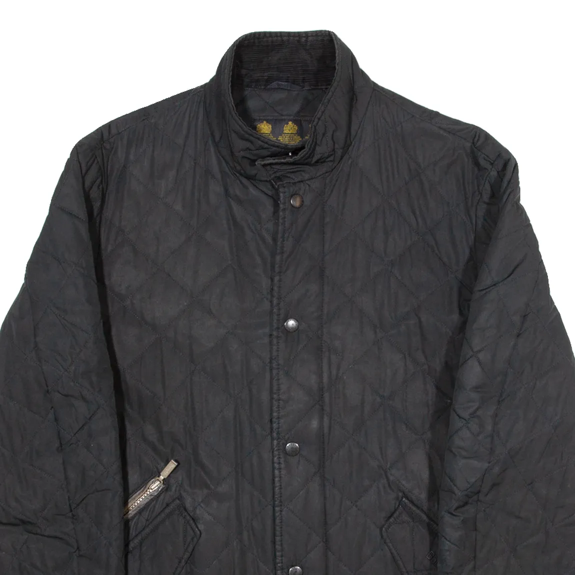 BARBOUR Mens Quilted Jacket Black S