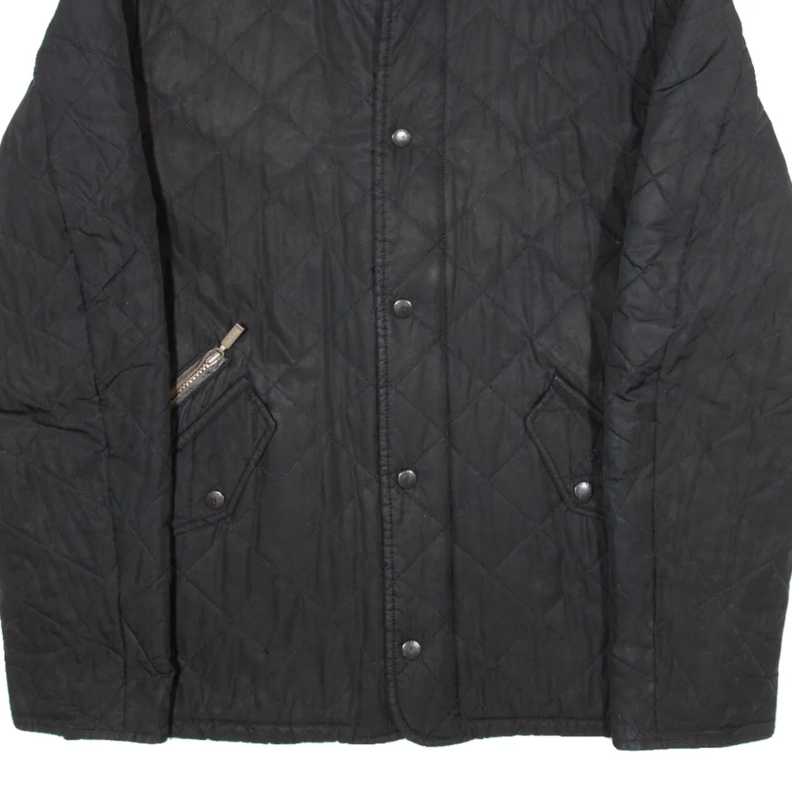 BARBOUR Mens Quilted Jacket Black S