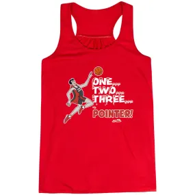  Basketball Flowy Racerback Tank Top - The Count 