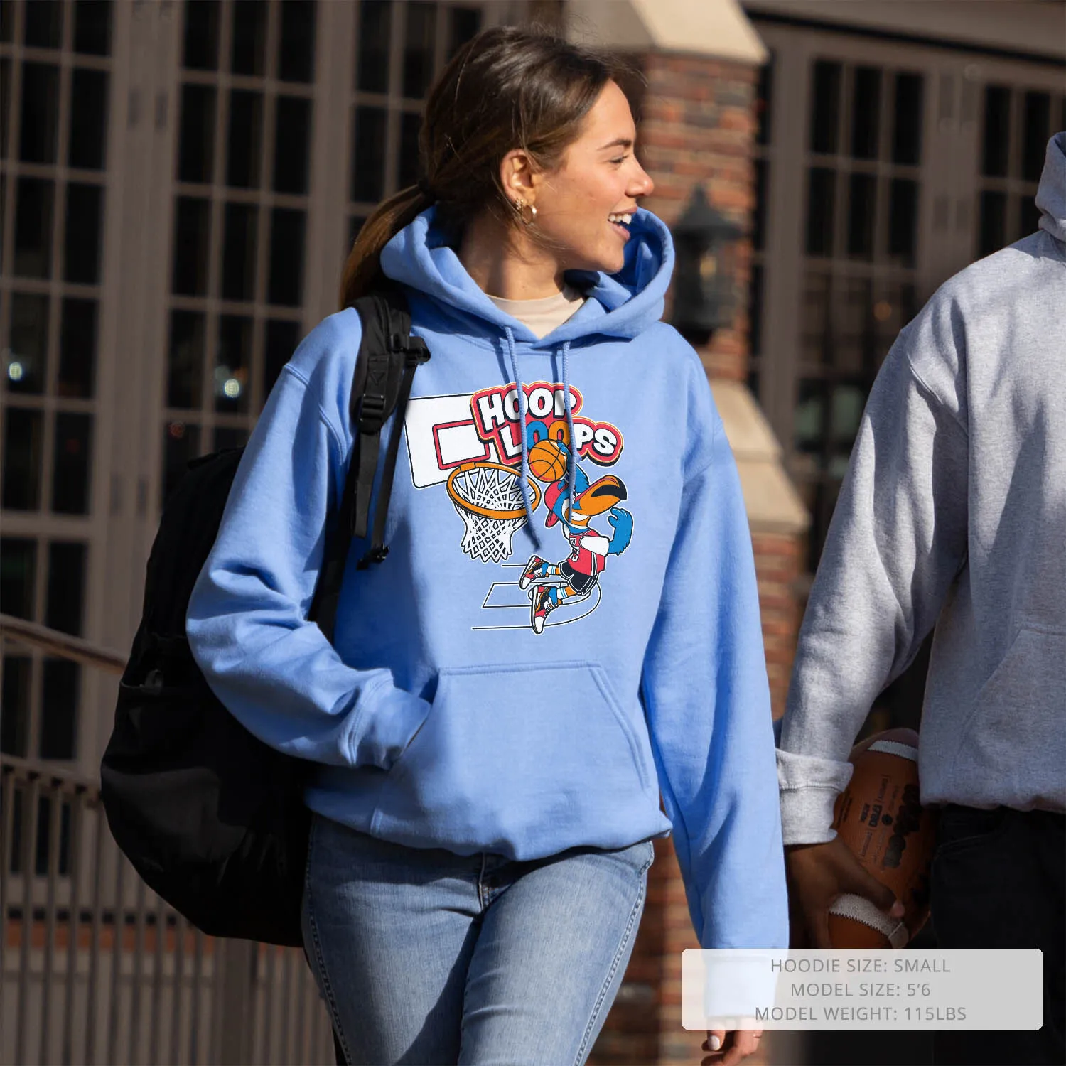 Basketball Hooded Sweatshirt - Hoop Loops 