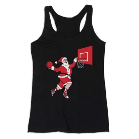 Basketball Women's Everyday Tank Top - Slam Dunk Santa 