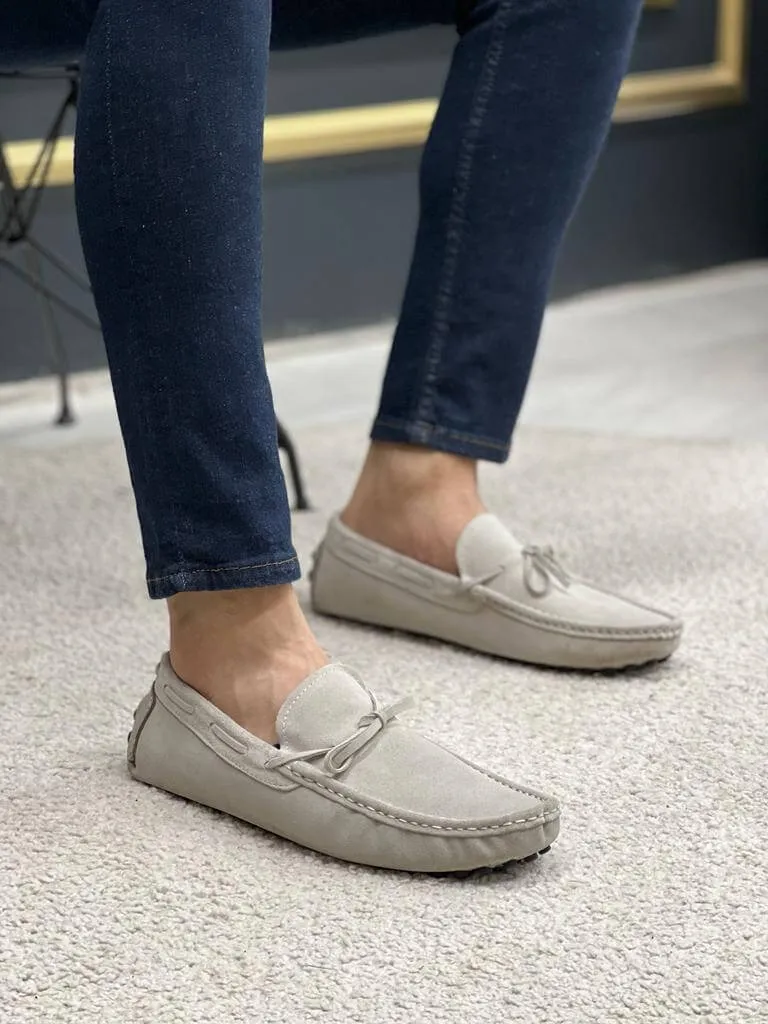 Beige Rock Casual Loafers