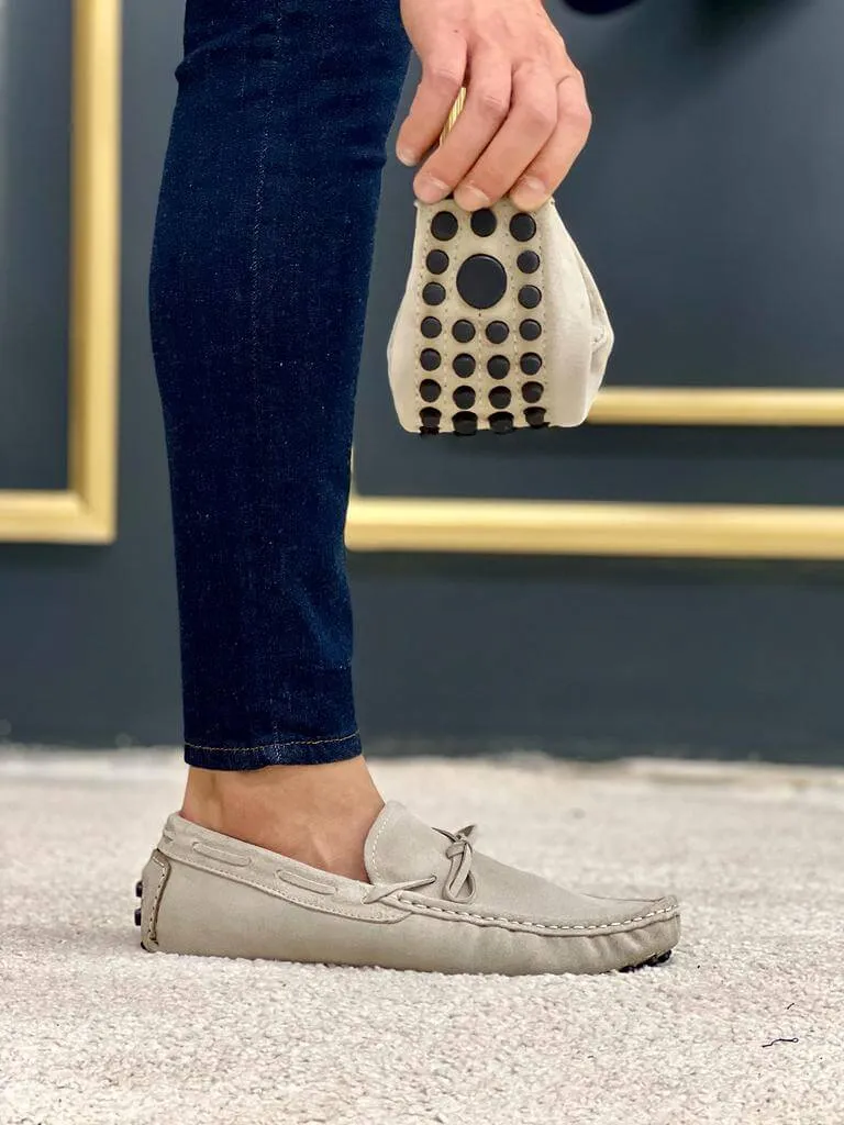 Beige Rock Casual Loafers