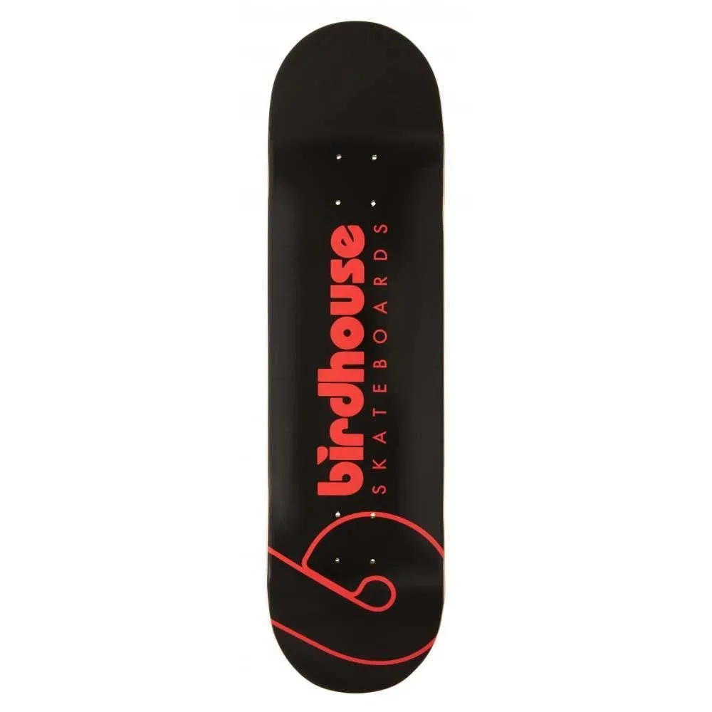 Birdhouse Skateboards Team Logo Skateboard Deck Black 8.25