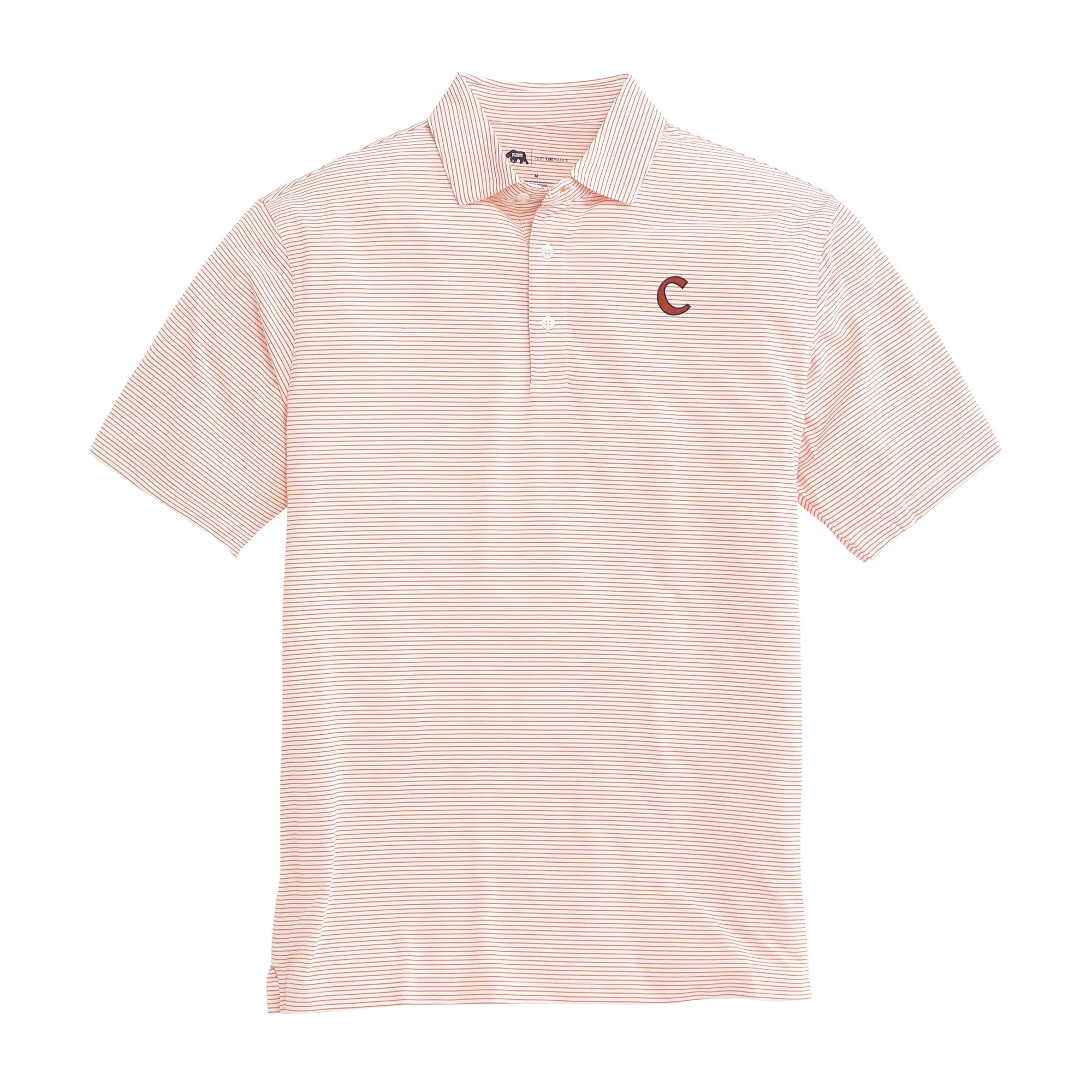 Birdie Stripe Clemson C Polo