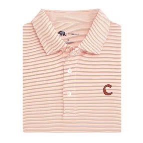 Birdie Stripe Clemson C Polo