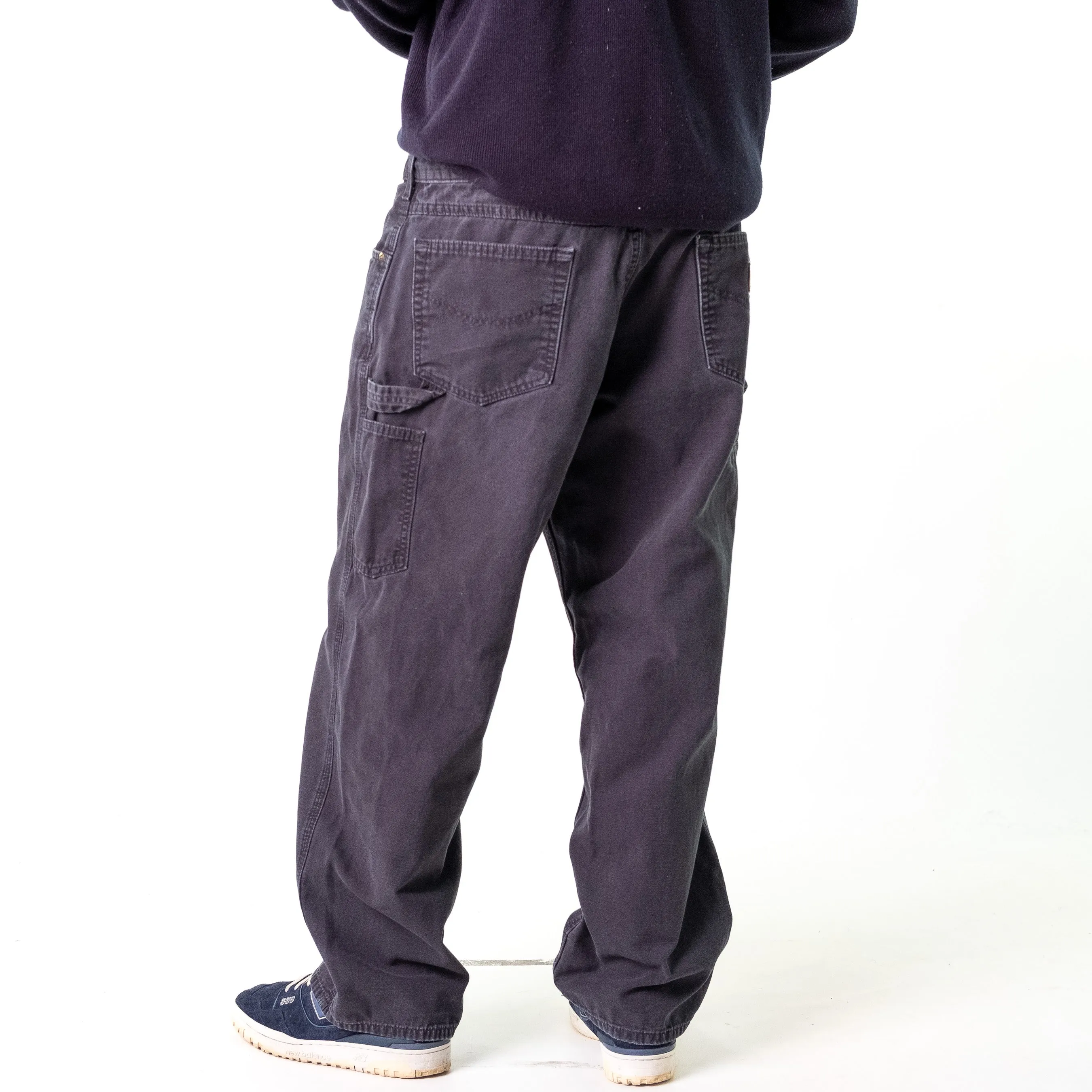 Black 90s Carhartt  Cargo Skater Trousers Pants Jeans (38x30)