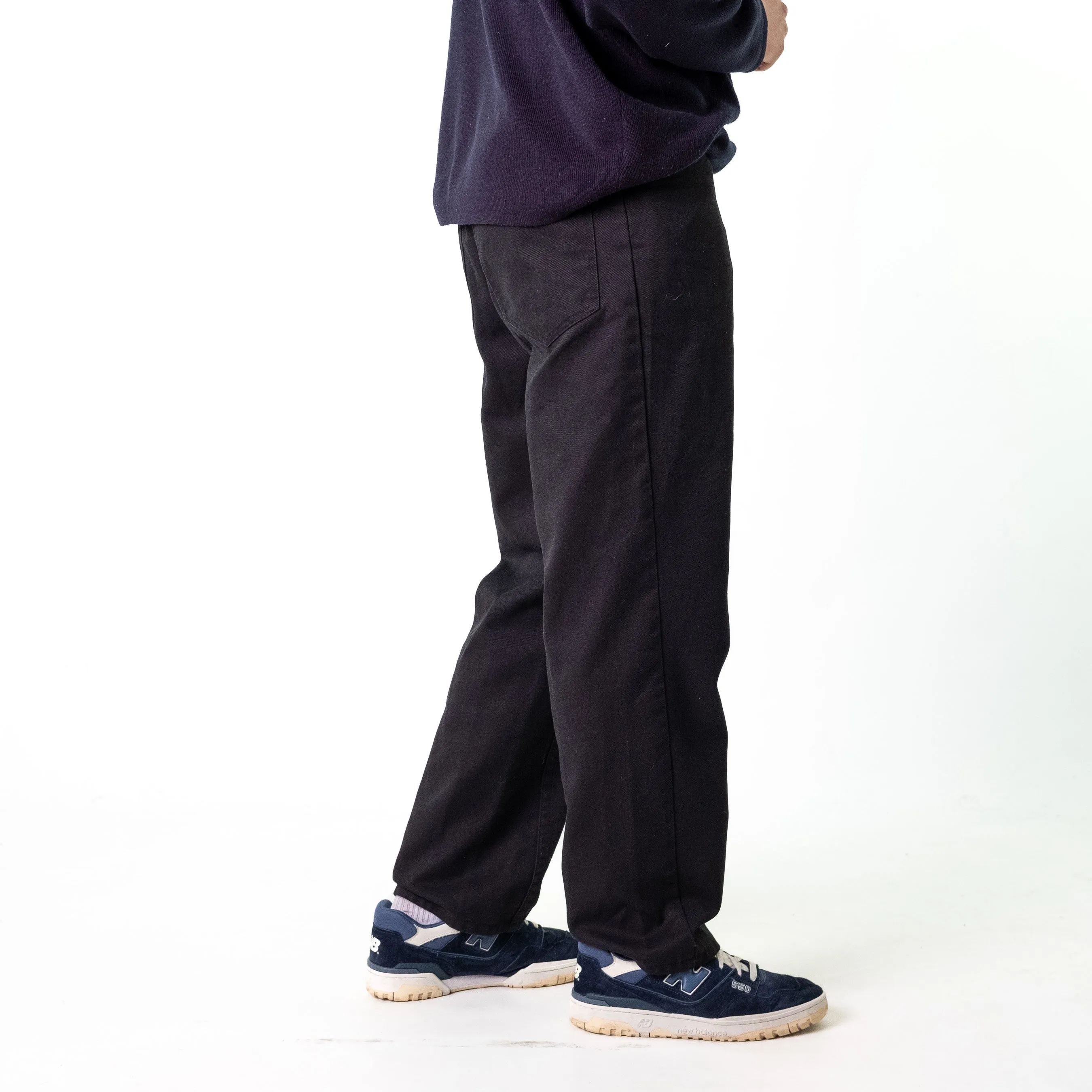 Black 90s Dickies  Cargo Skater Trousers Pants Jeans (34x30)