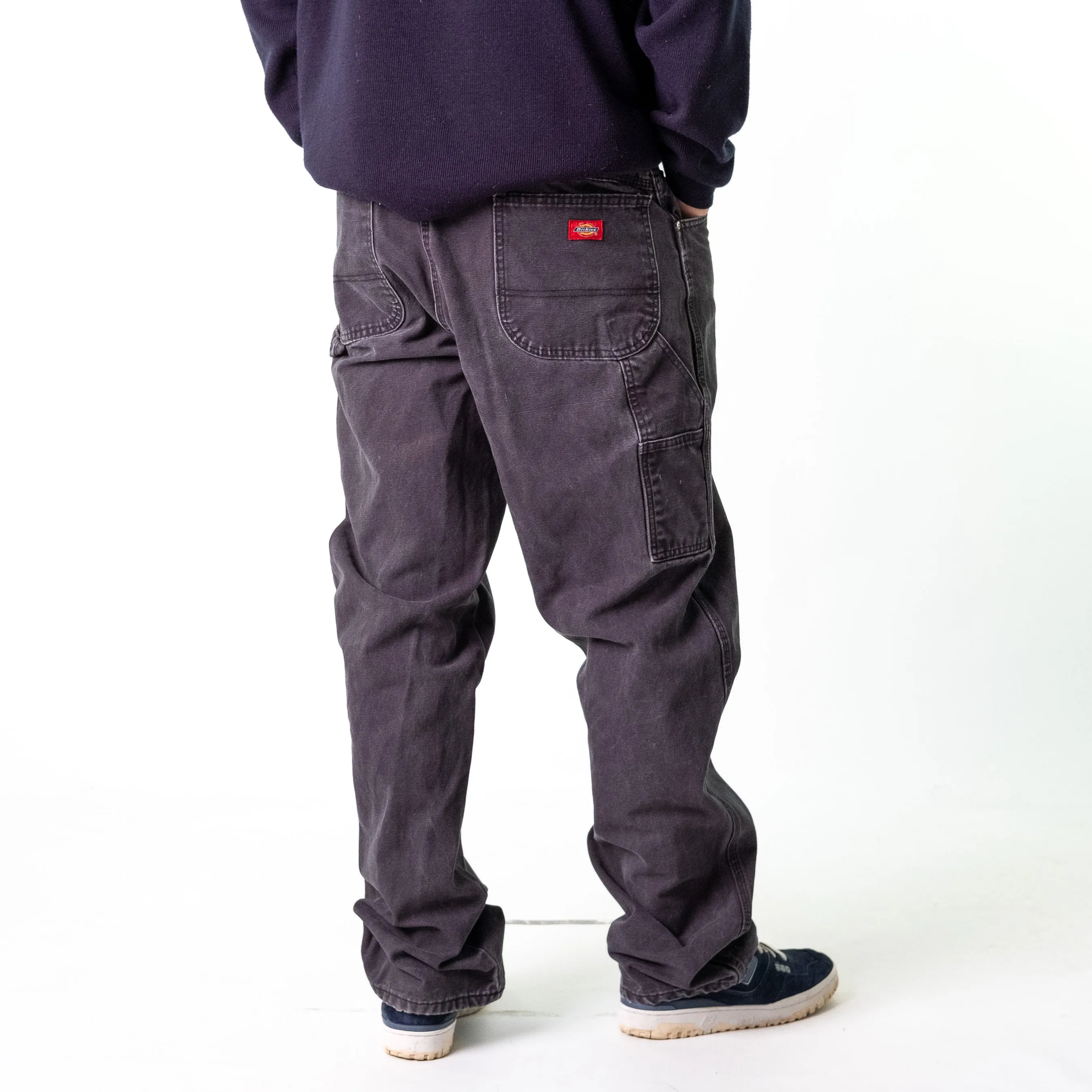 Black 90s Dickies  Cargo Skater Trousers Pants Jeans (36x34)