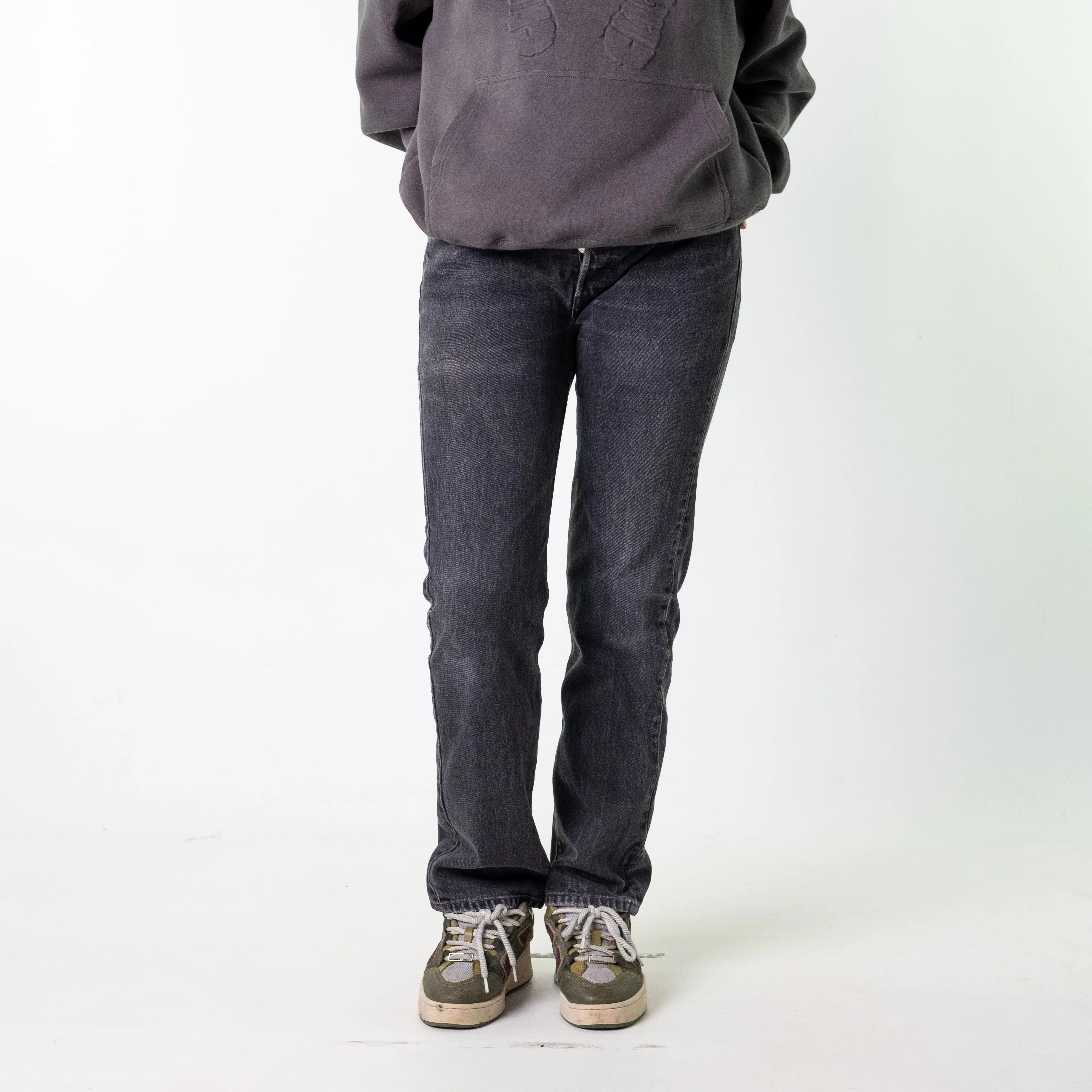 Black 90s Levi's 501 Cargo Skater Trousers Pants Jeans (32x32)