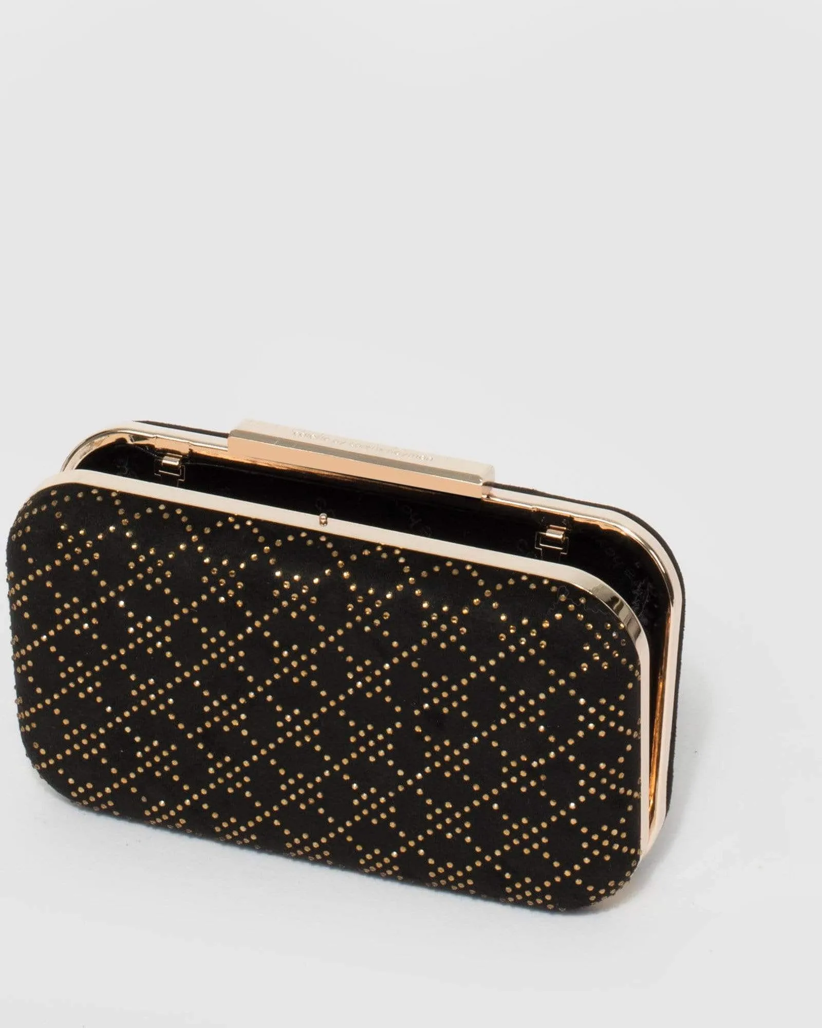 Black Becca Box Clutch Bag