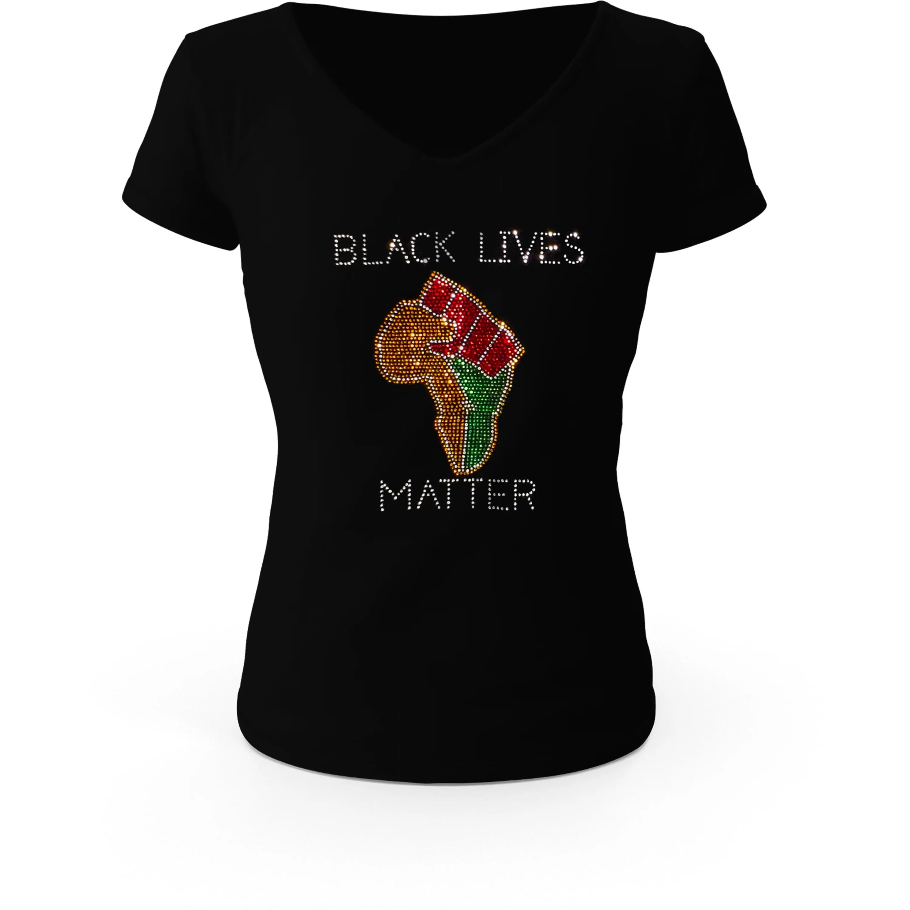 Black Lives Matter Africa Continent Fist