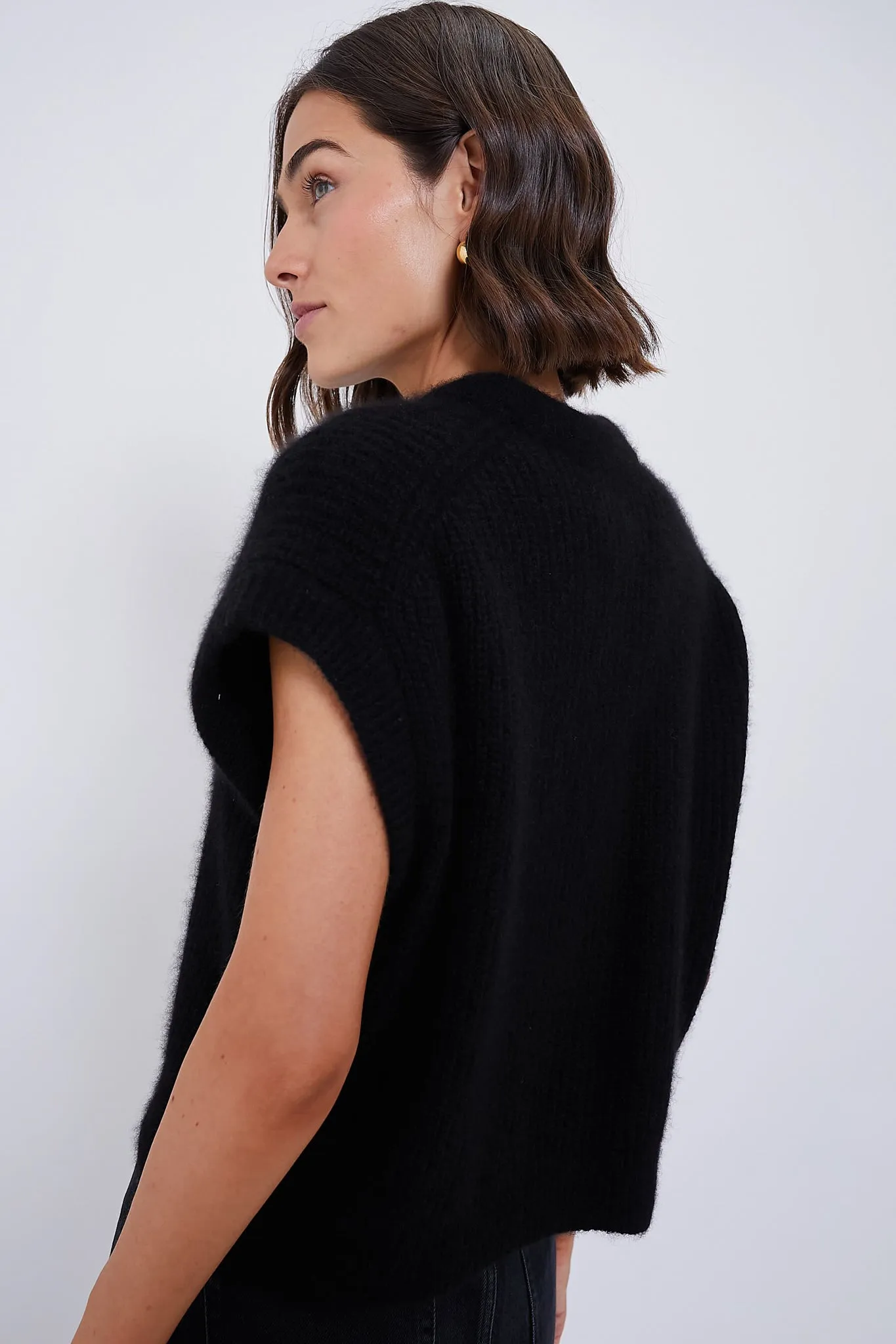 Black Softest Olivia Vest