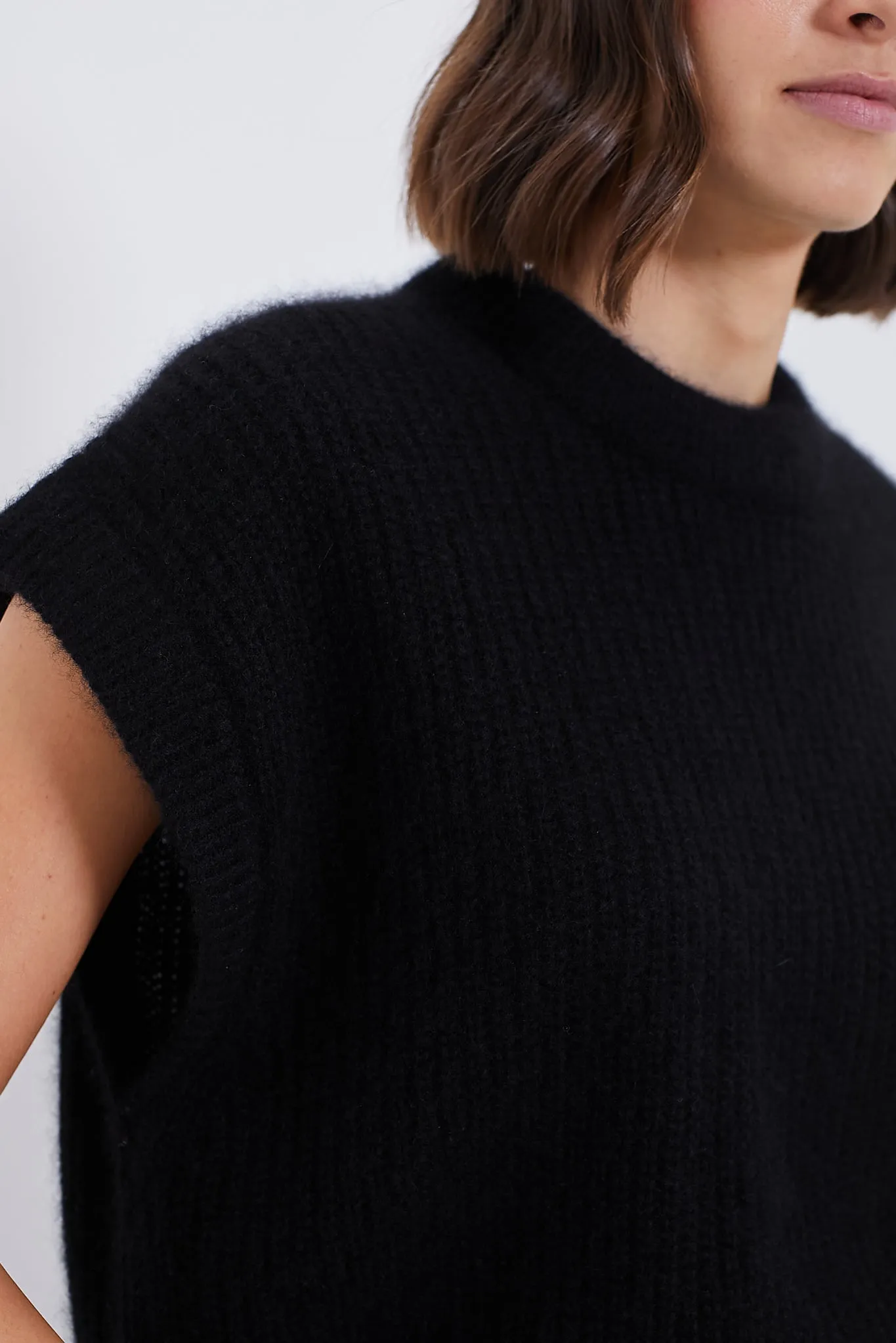 Black Softest Olivia Vest
