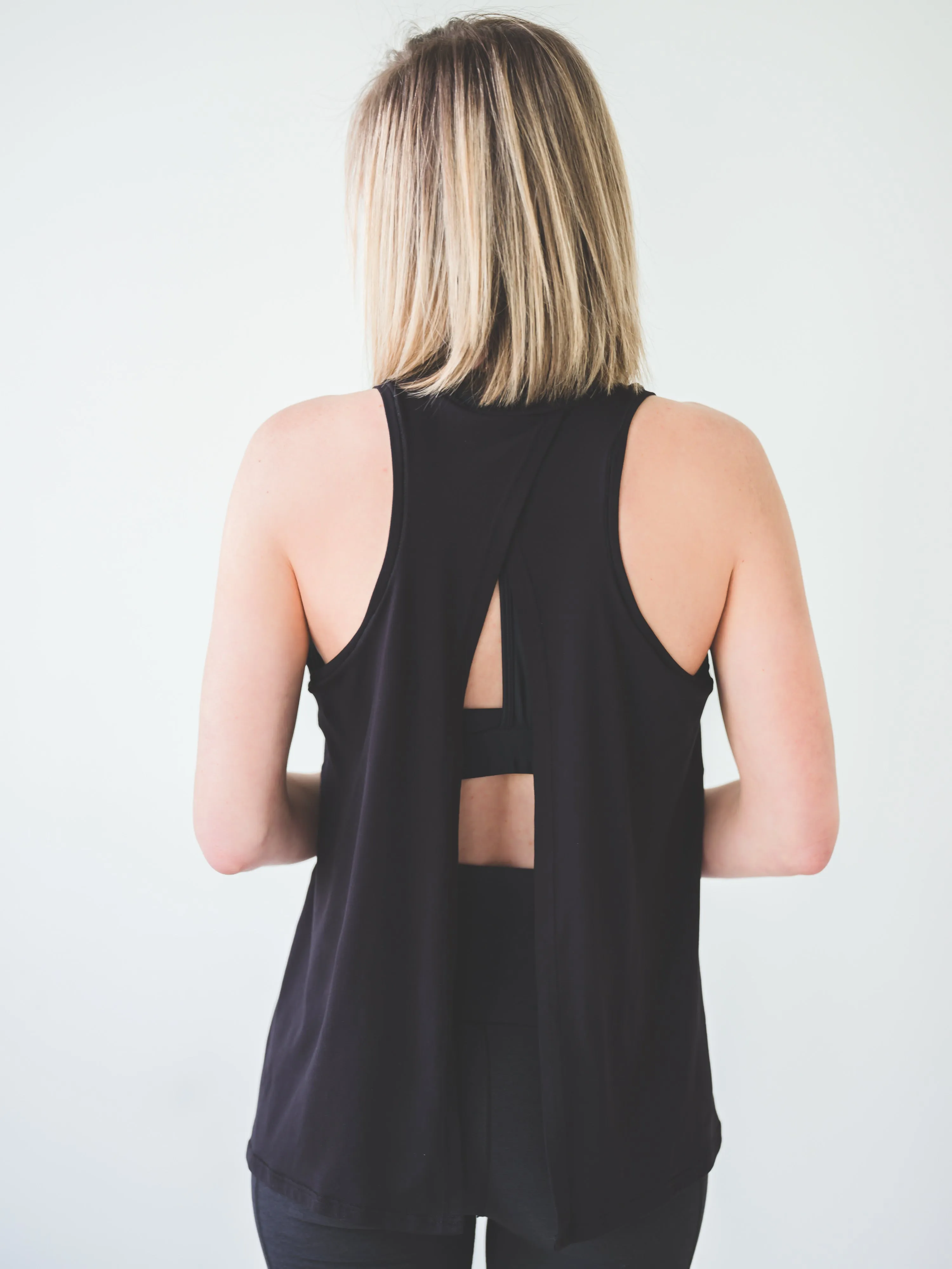 Black Tie Back Tank