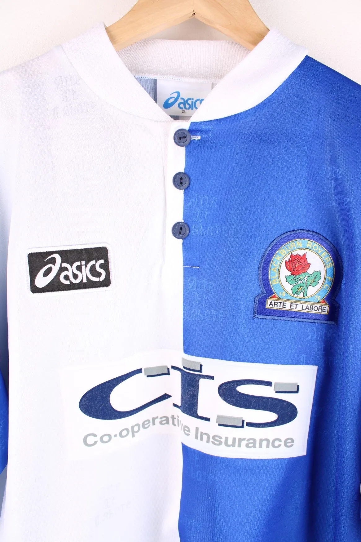 Blackburn Rovers 1996/97 Asics Football Shirt