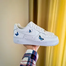 Blue Butterfly Nike Air Force 1