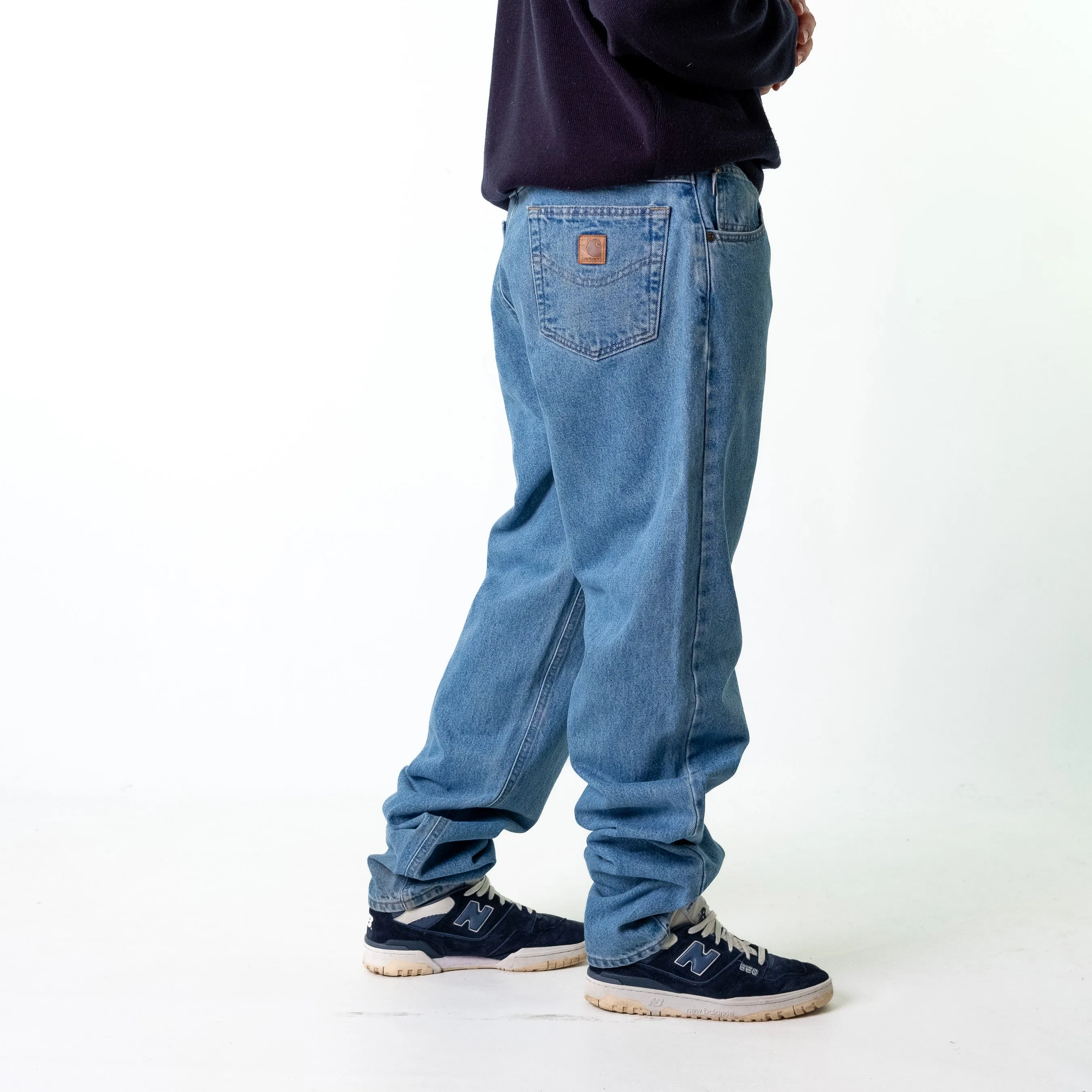 Blue Denim 90s Carhartt  Cargo Skater Trousers Pants Jeans (36x36)