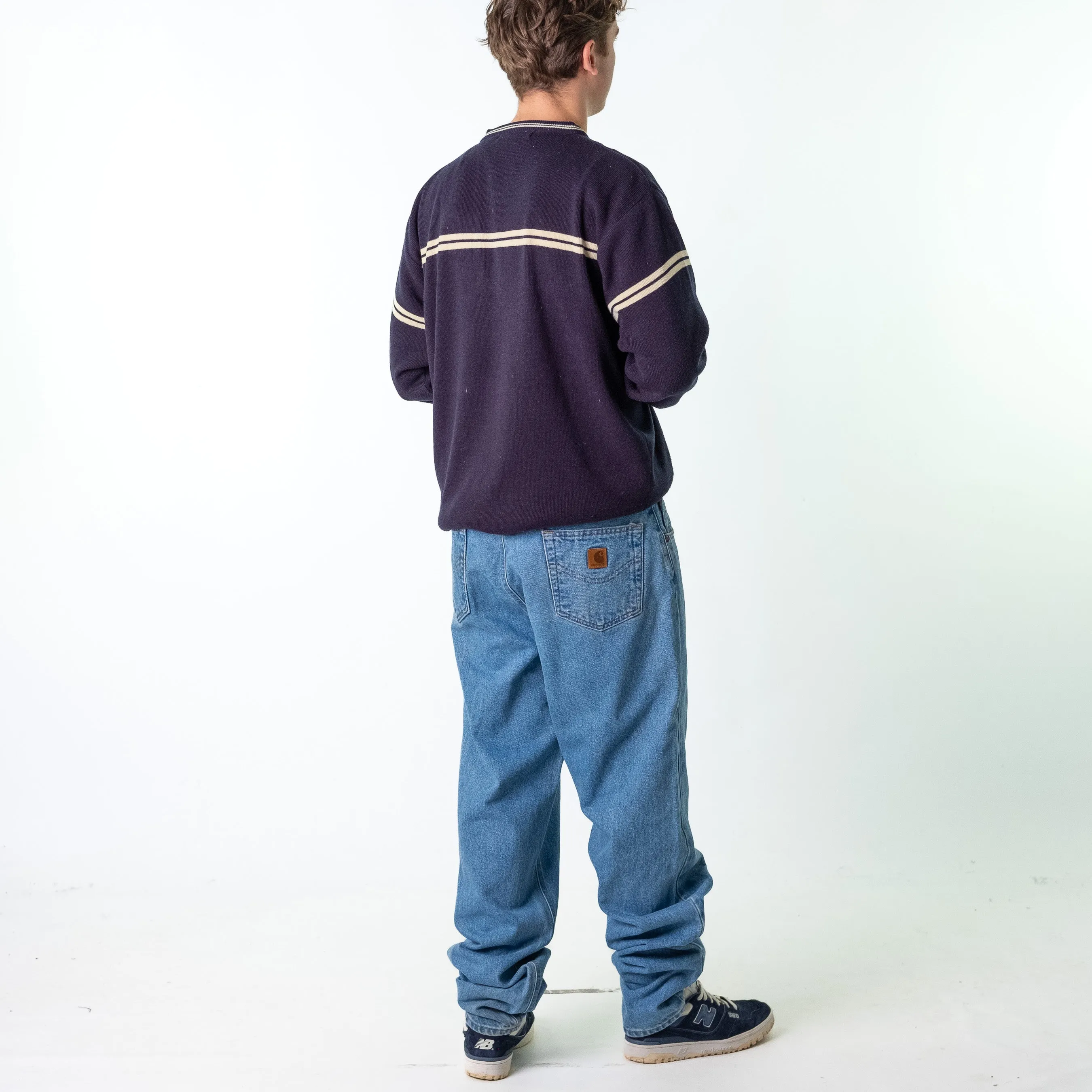 Blue Denim 90s Carhartt  Cargo Skater Trousers Pants Jeans (36x36)