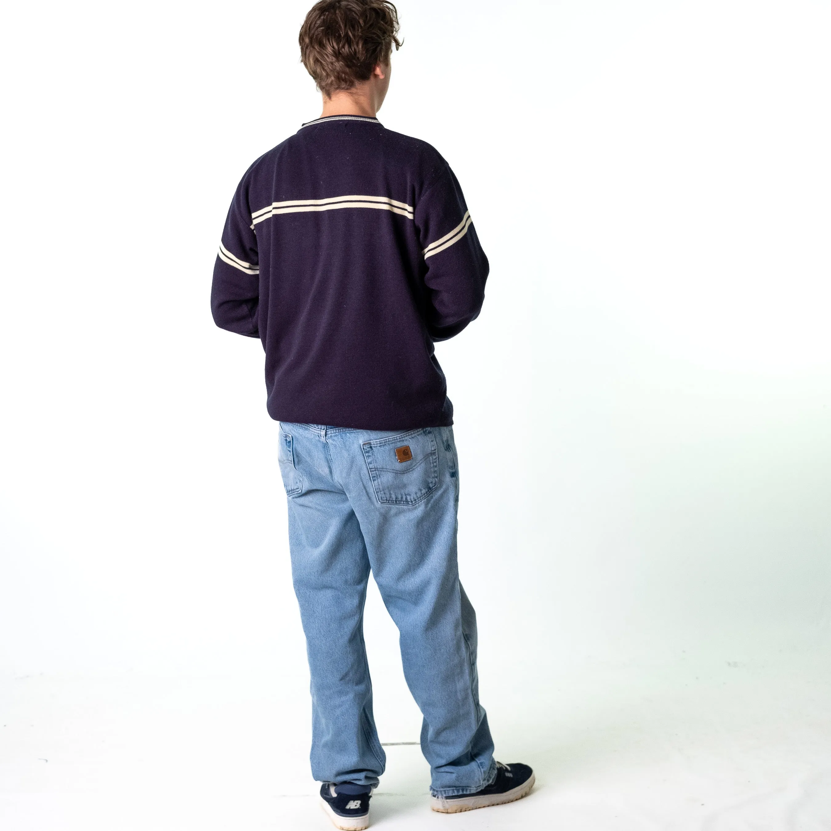 Blue Denim 90s Carhartt  Cargo Skater Trousers Pants Jeans (38x32)