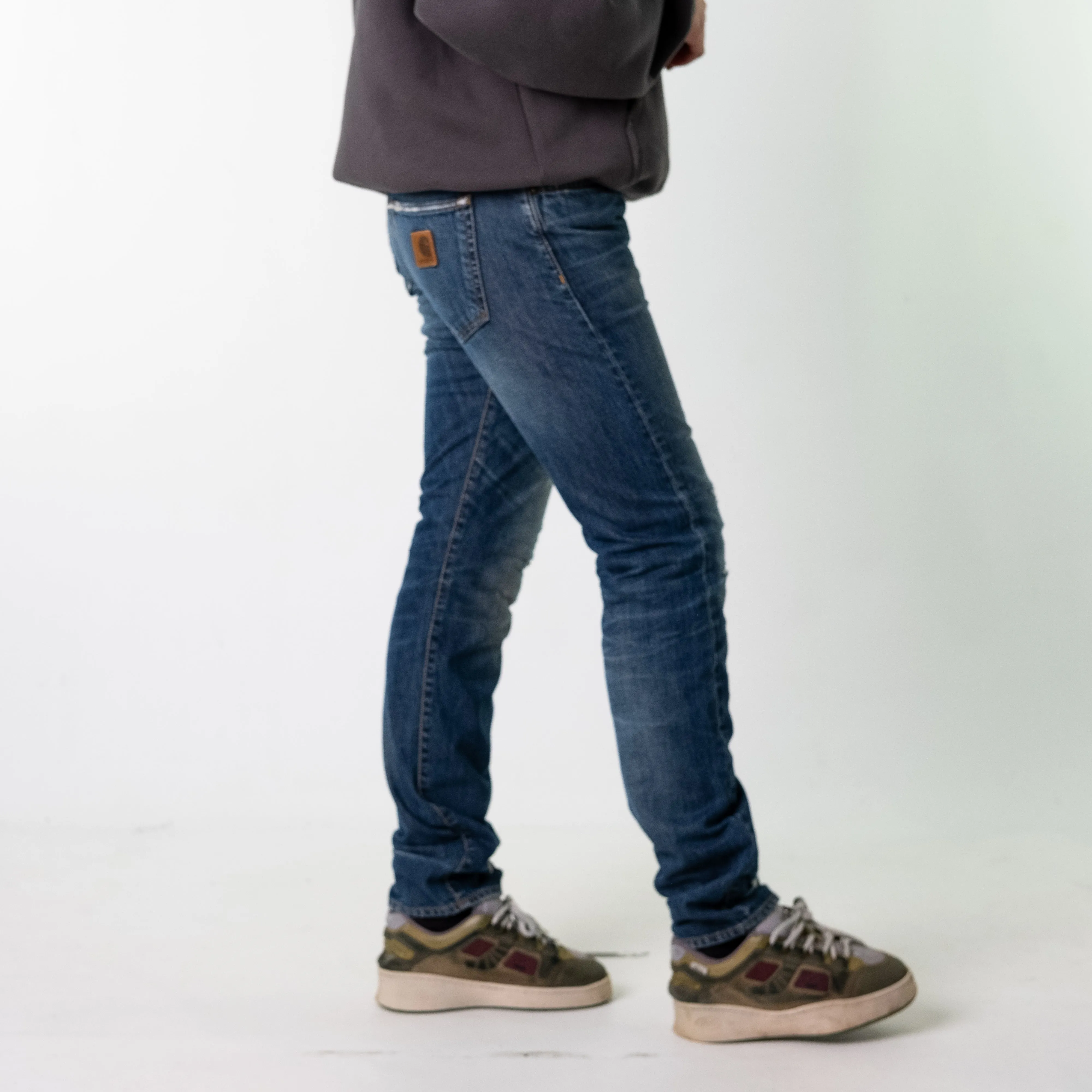 Blue Denim 90s Dickies Buccaneer Cargo Skater Trousers Pants Jeans (31x34)