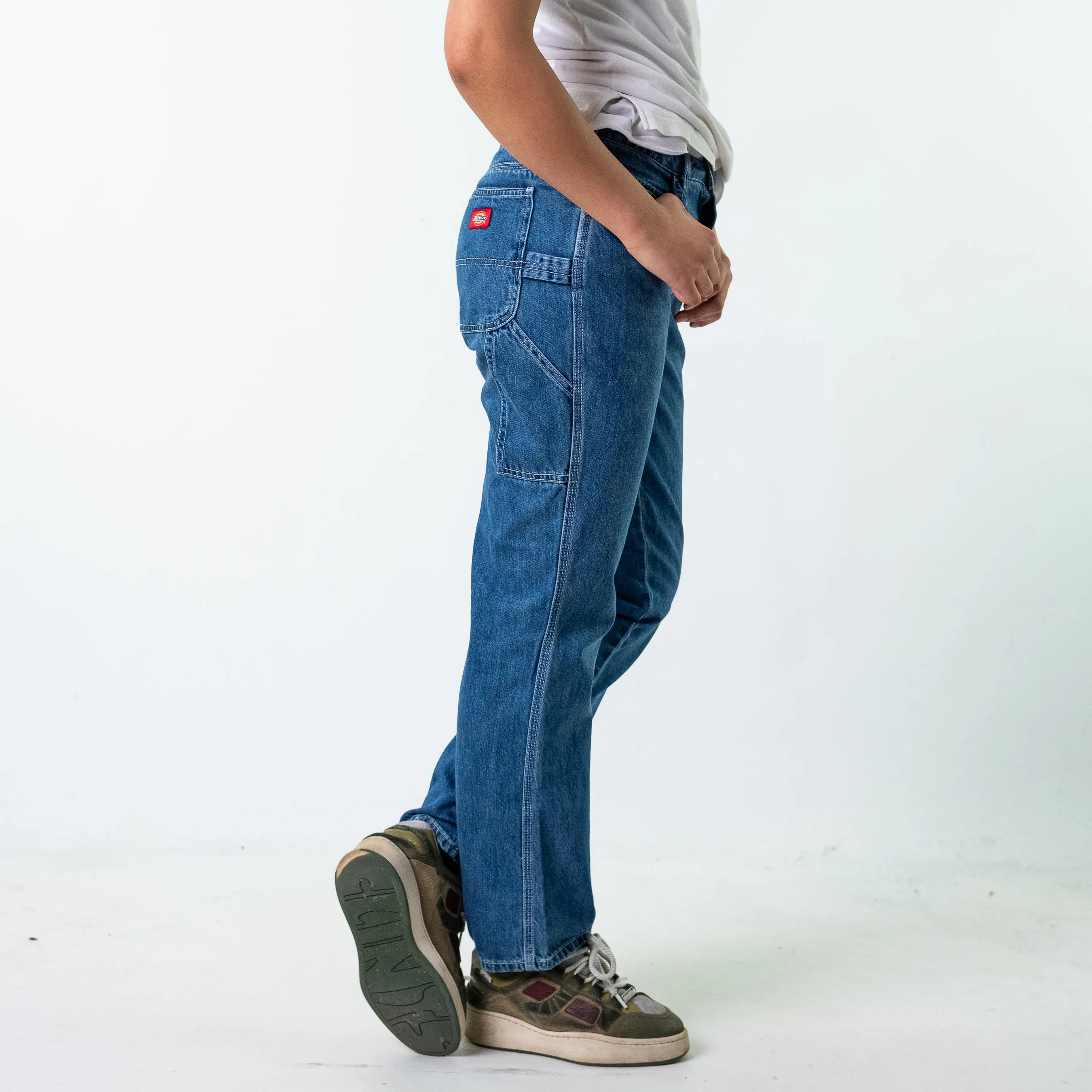 Blue Denim 90s Dickies  Cargo Skater Trousers Pants Jeans (30x33)