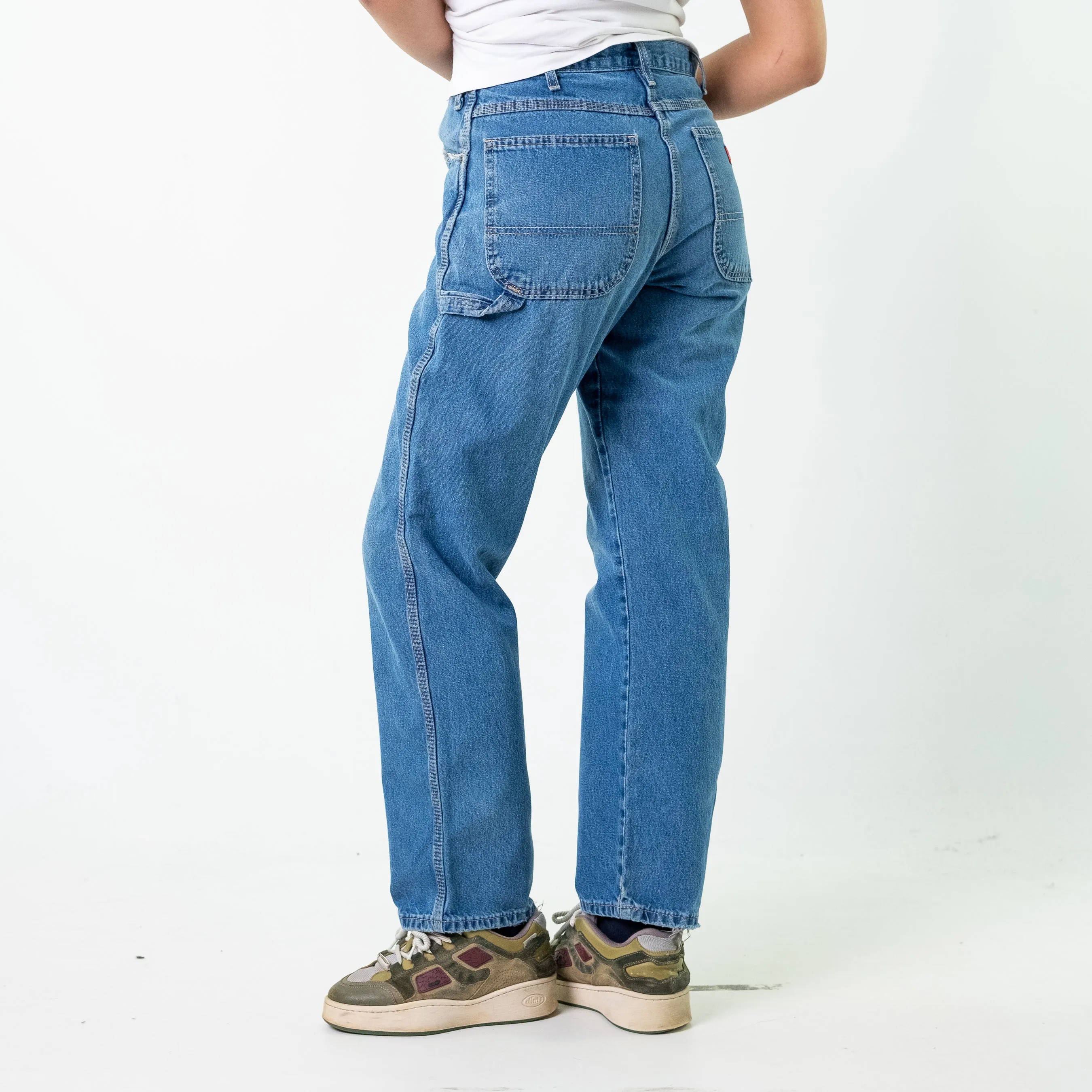 Blue Denim 90s Dickies  Cargo Skater Trousers Pants Jeans (31x32)