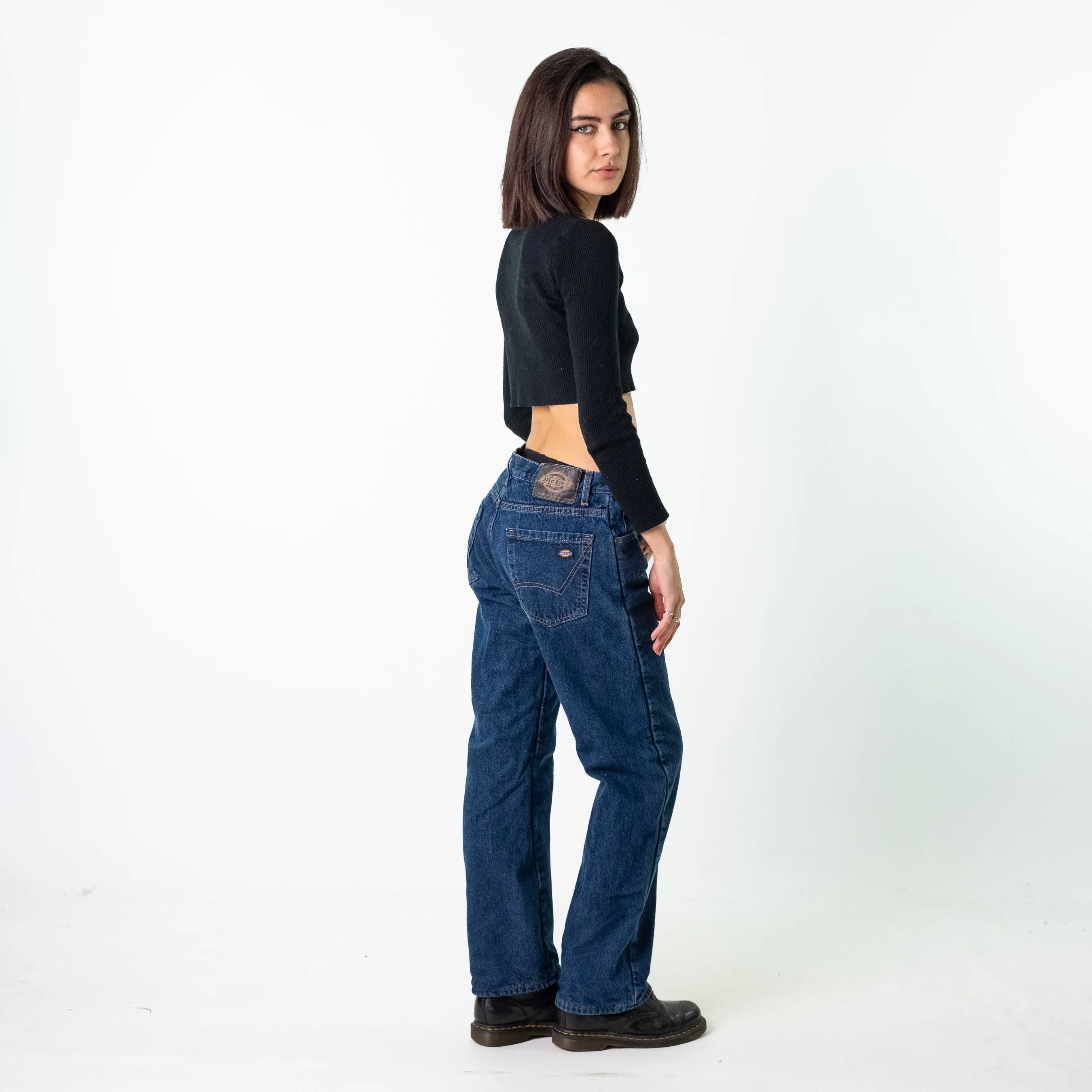 Blue Denim 90s Dickies  Cargo Skater Trousers Pants Jeans (32x30)