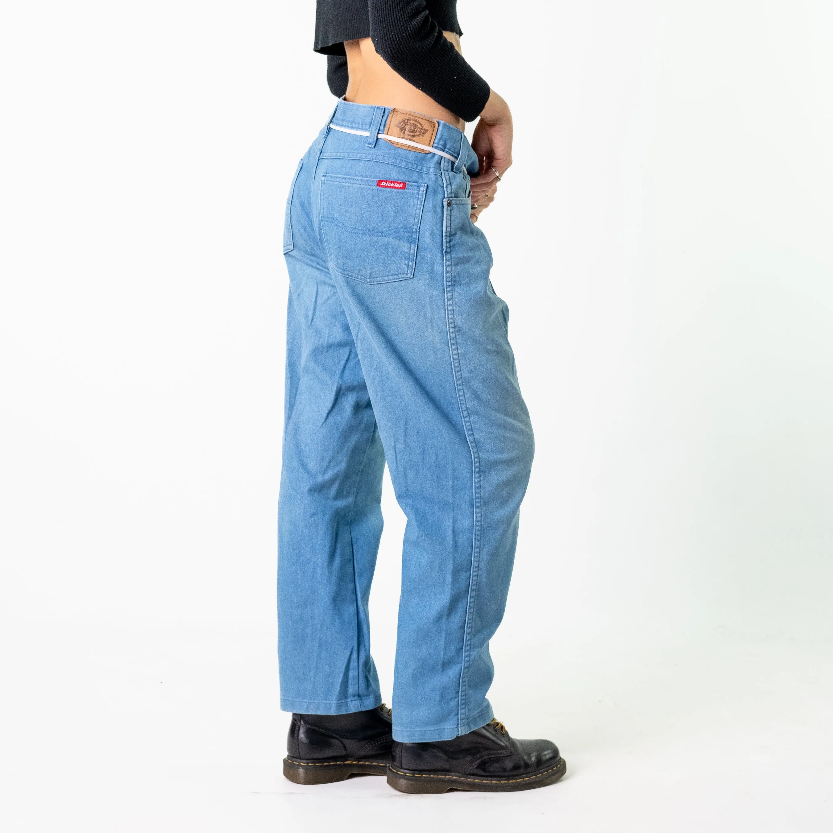 Blue Denim 90s Dickies  Cargo Skater Trousers Pants Jeans (36x28)