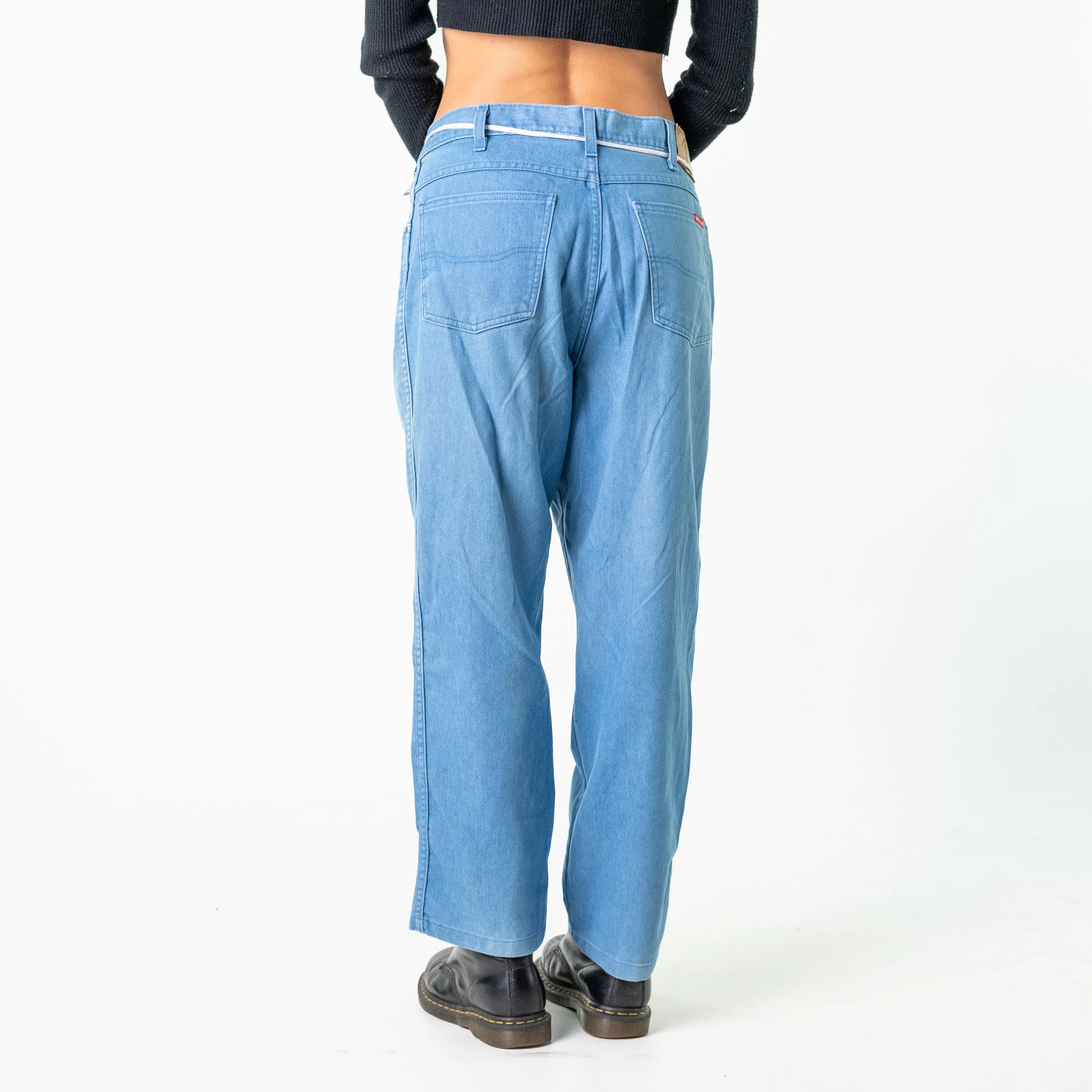 Blue Denim 90s Dickies  Cargo Skater Trousers Pants Jeans (36x28)