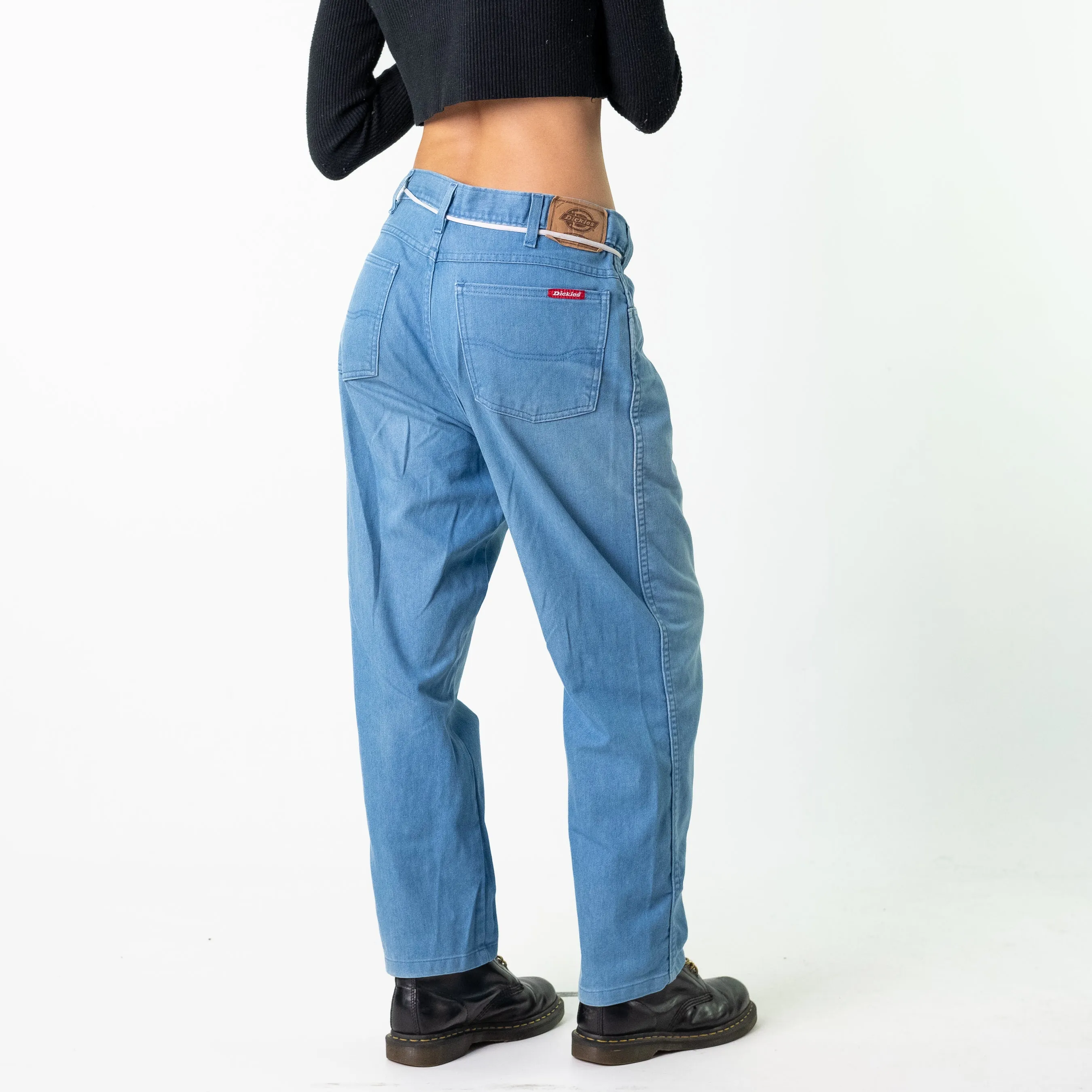 Blue Denim 90s Dickies  Cargo Skater Trousers Pants Jeans (36x28)