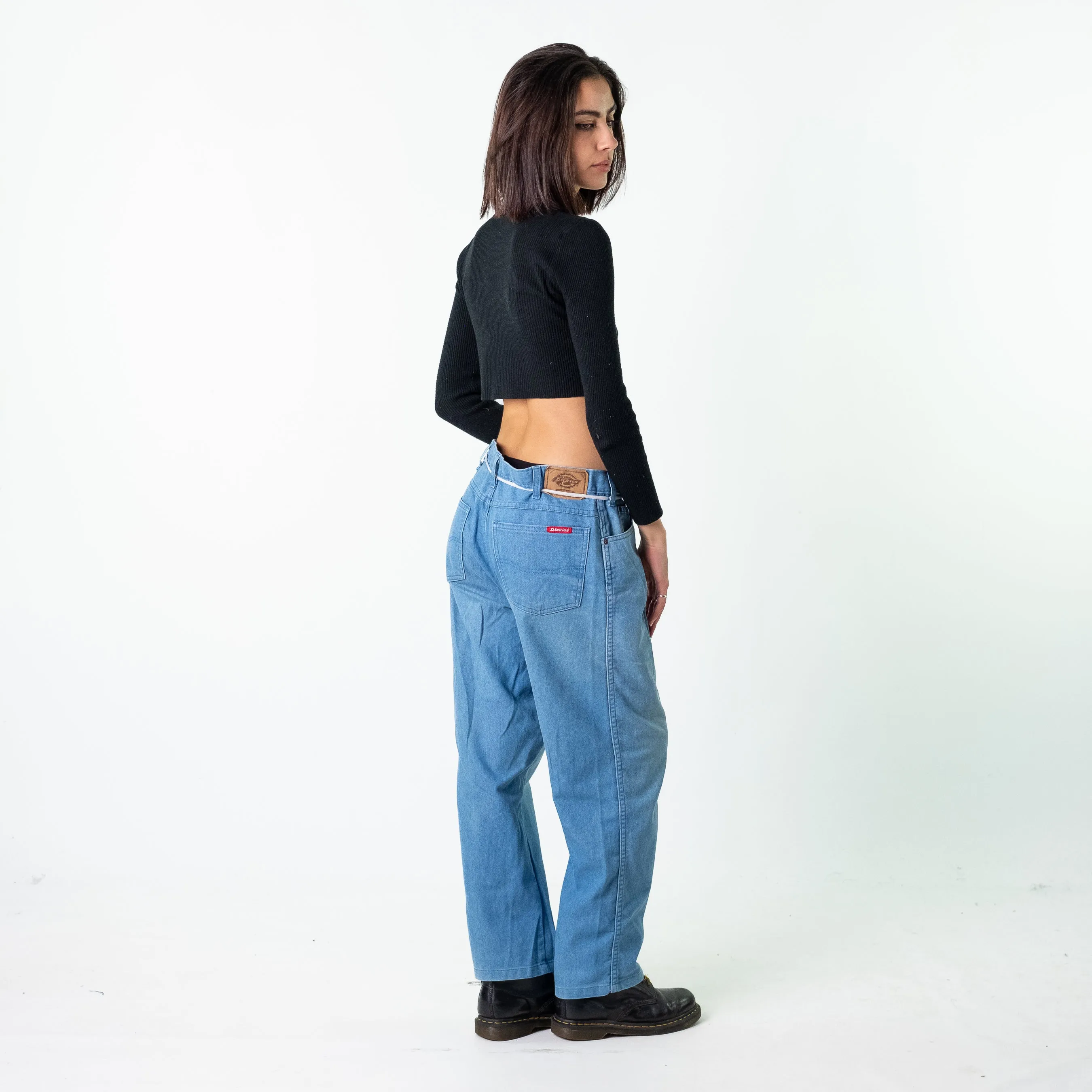 Blue Denim 90s Dickies  Cargo Skater Trousers Pants Jeans (36x28)