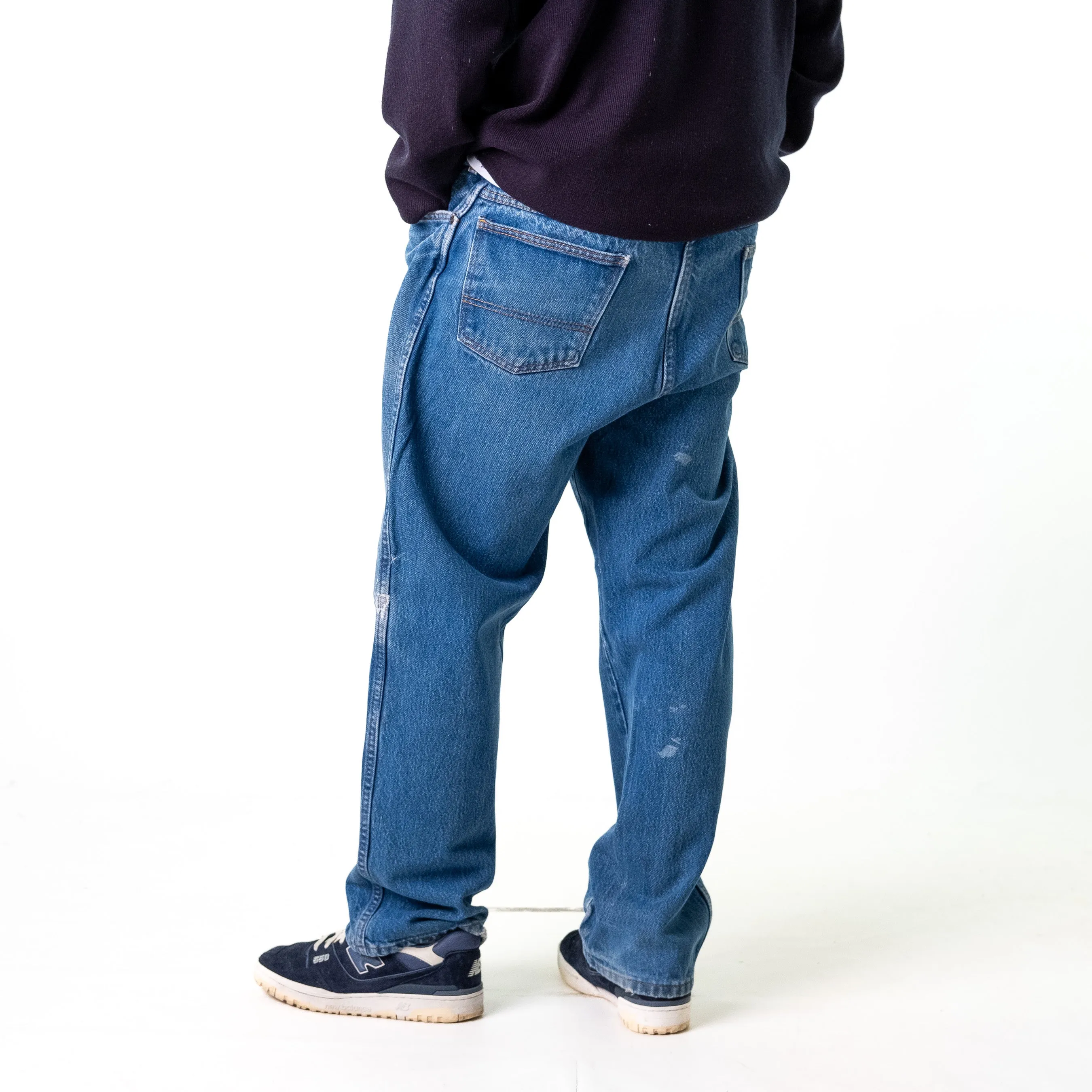 Blue Denim 90s Dickies  Cargo Skater Trousers Pants Jeans (38x30)