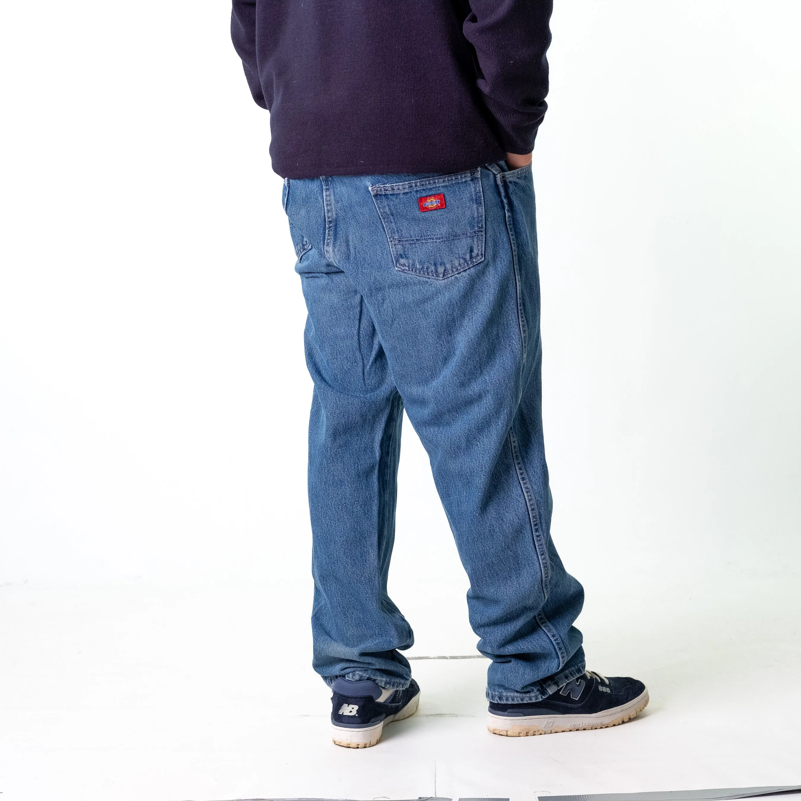 Blue Denim 90s Dickies  Cargo Skater Trousers Pants Jeans (38x32)