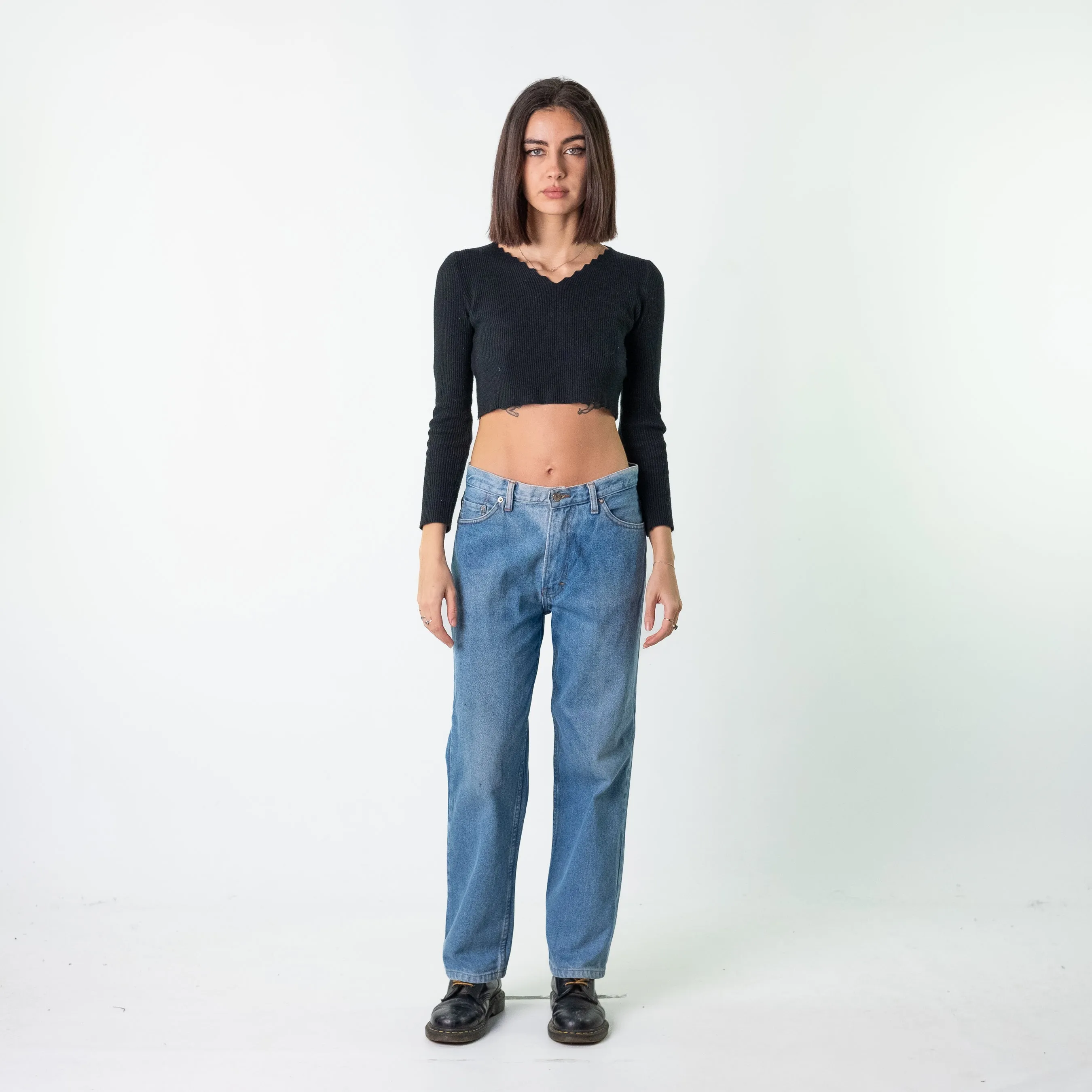 Blue Denim 90s Levi's 501s Cargo Skater Trousers Pants Jeans (30x30)