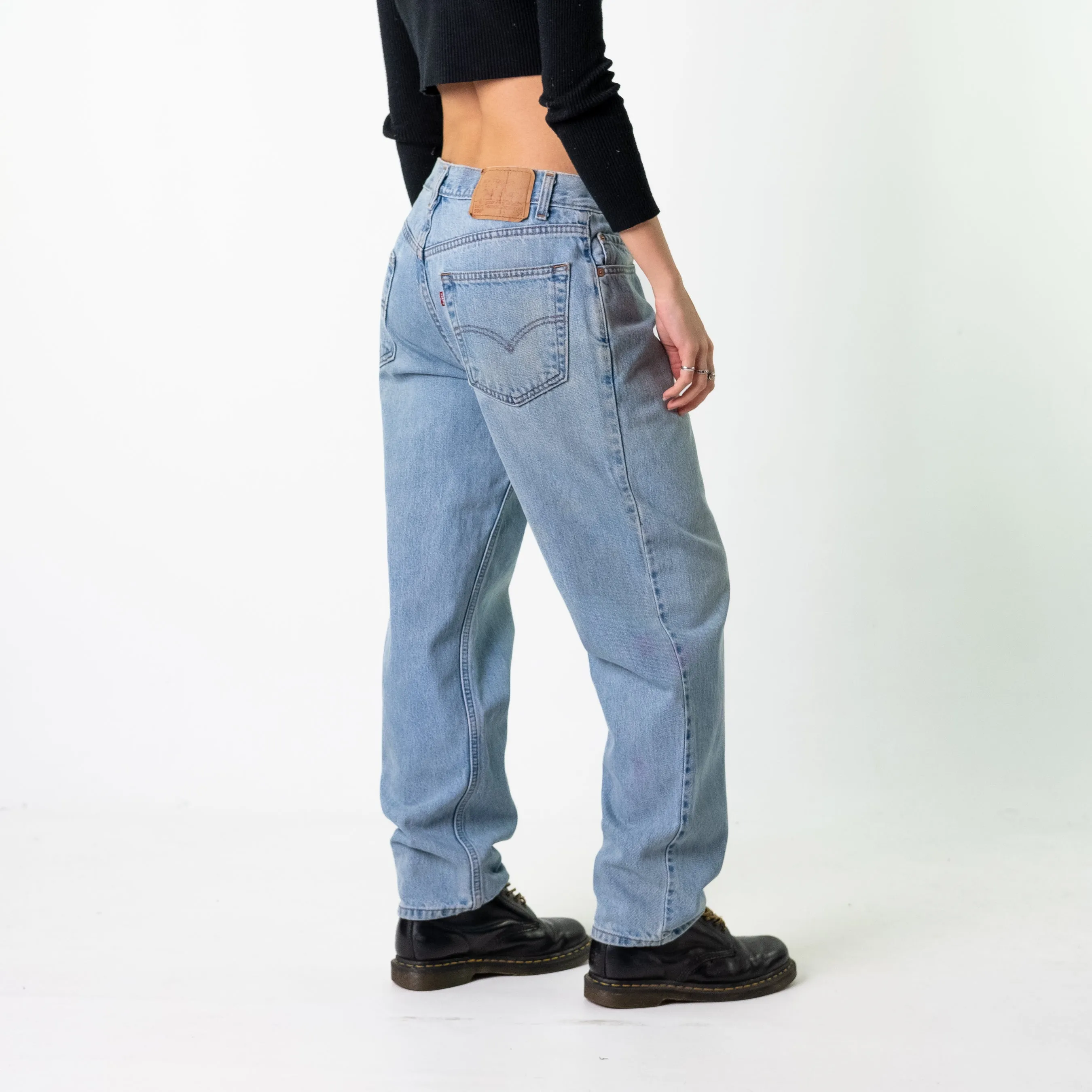 Blue Denim 90s Levi's 550s Cargo Skater Trousers Pants Jeans (33x30)