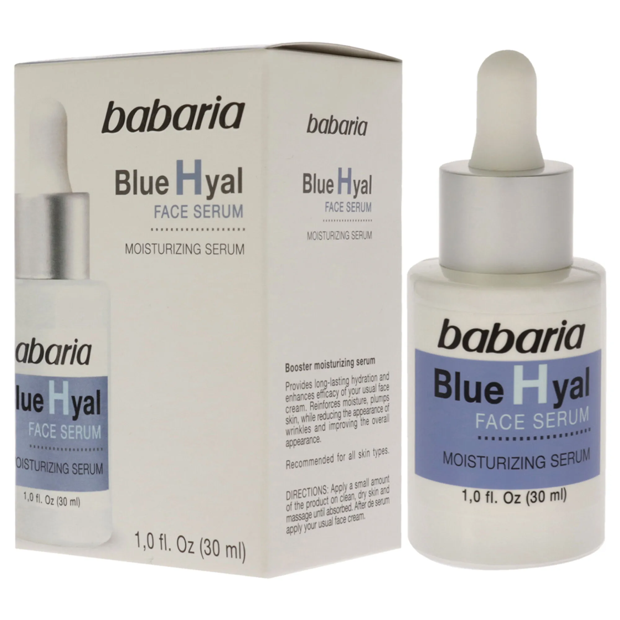 Blue Hyal Face Serum by Babaria for Unisex - 1 oz Serum