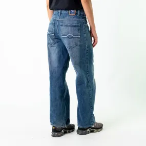 Blue y2ks Paco Denim Hip Hop Jeans Baggy Pants (32x30)