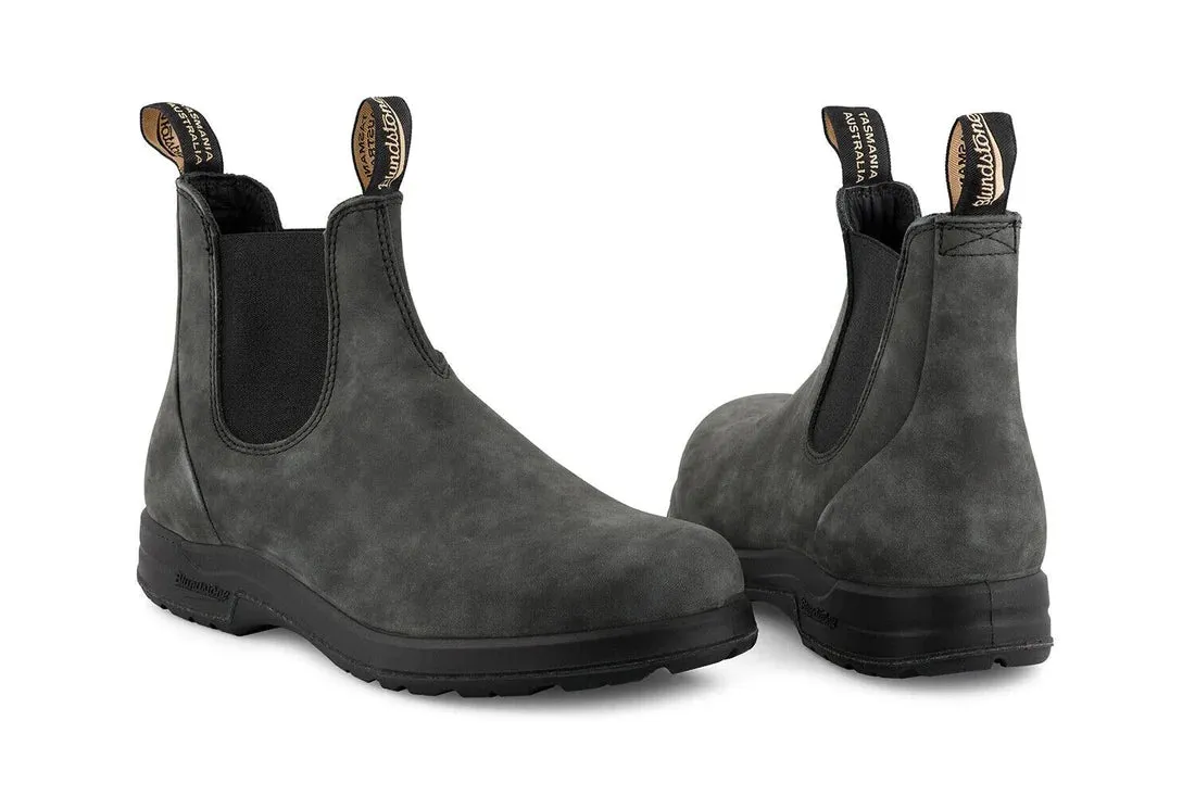 Blundstone - 2055 Rustic Black Leather Chelsea Terrain Boots