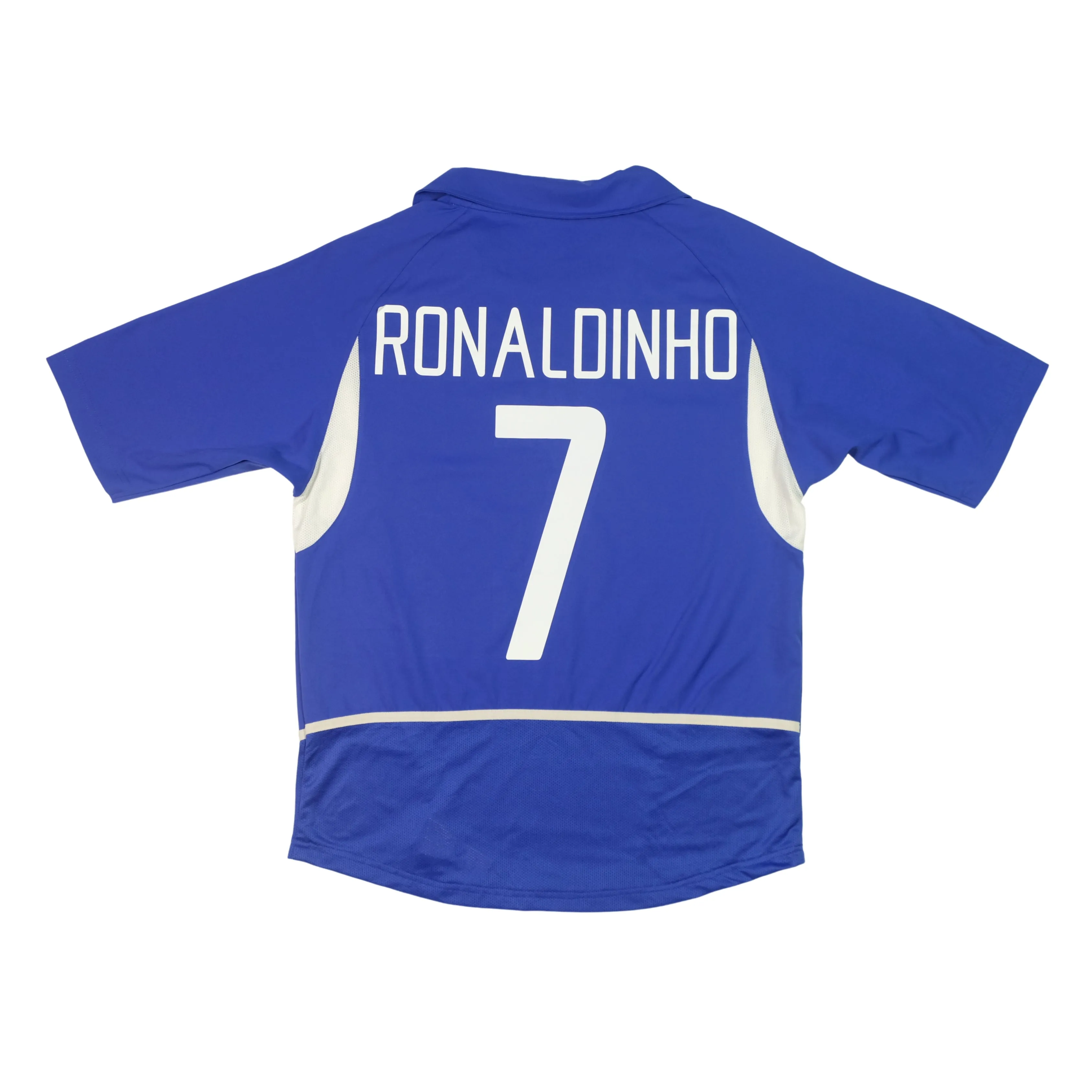 Brazil Ronaldinho 11 Nike Away Football Shirt 2002 (M/L)