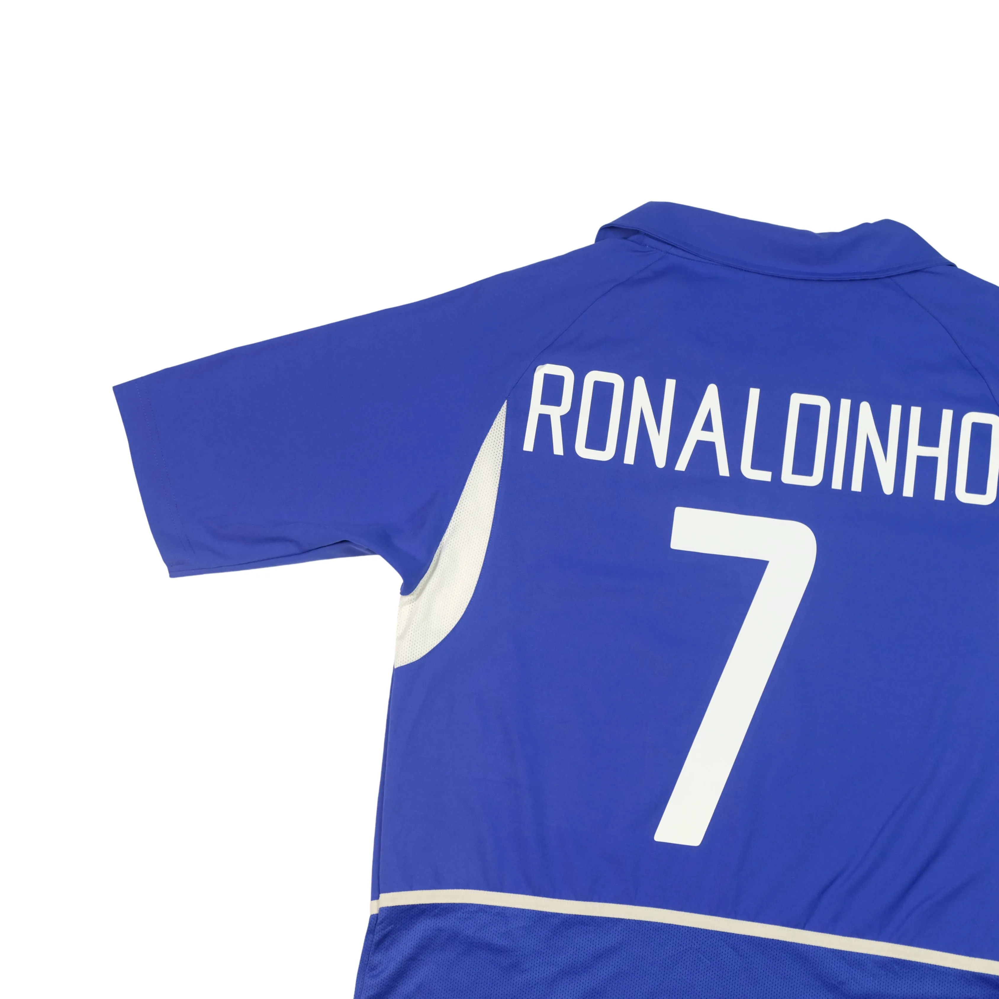 Brazil Ronaldinho 11 Nike Away Football Shirt 2002 (M/L)