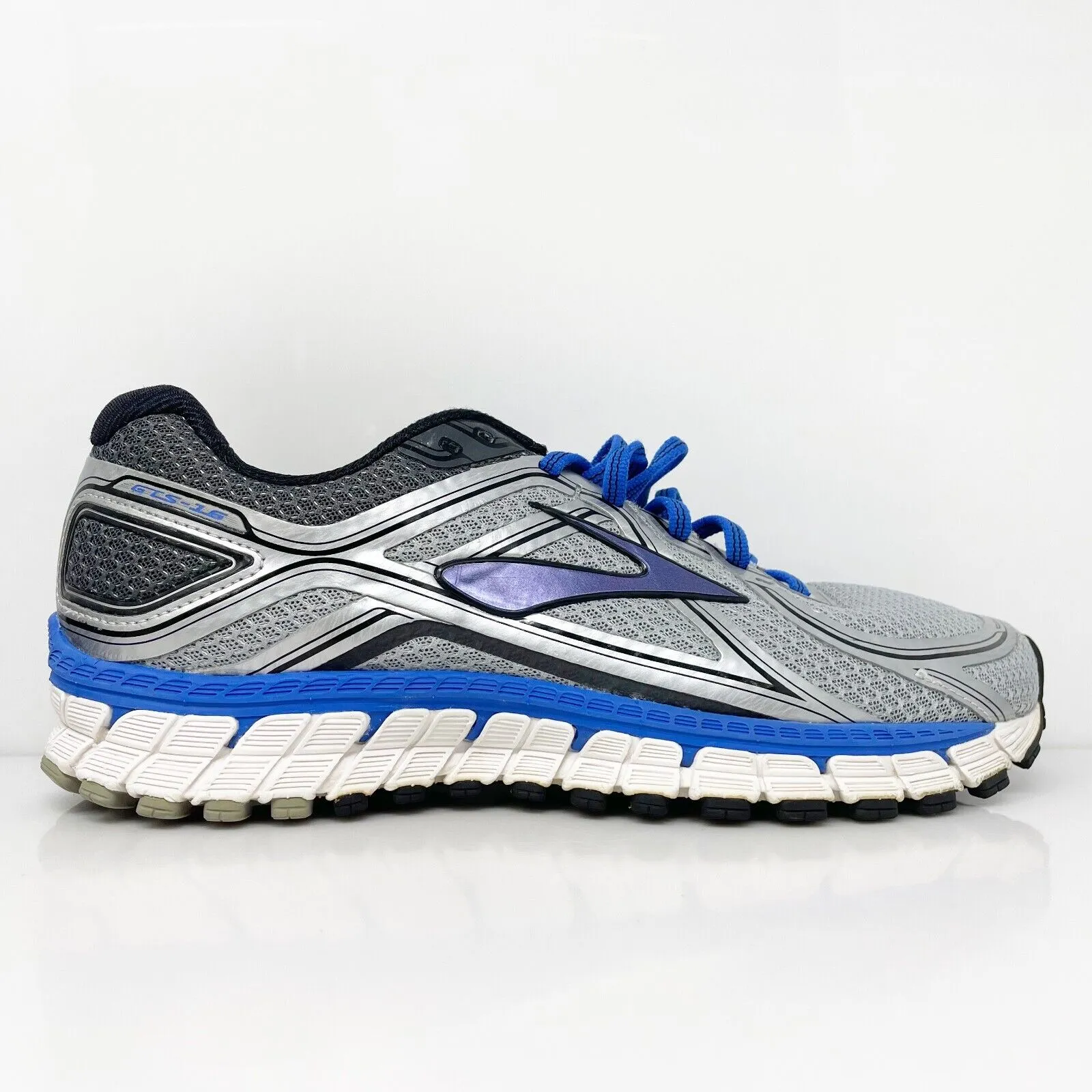 Brooks Mens Adrenaline GTS 16 1102121D181 Gray Running Shoes Sneakers Size 9.5 D