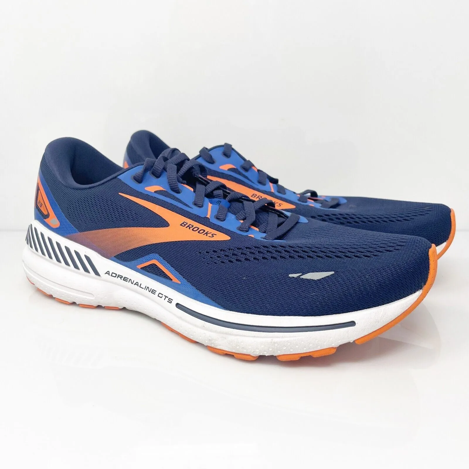 Brooks Mens Adrenaline GTS 23 1103911D438 Blue Running Shoes Sneakers Sz 10.5 D